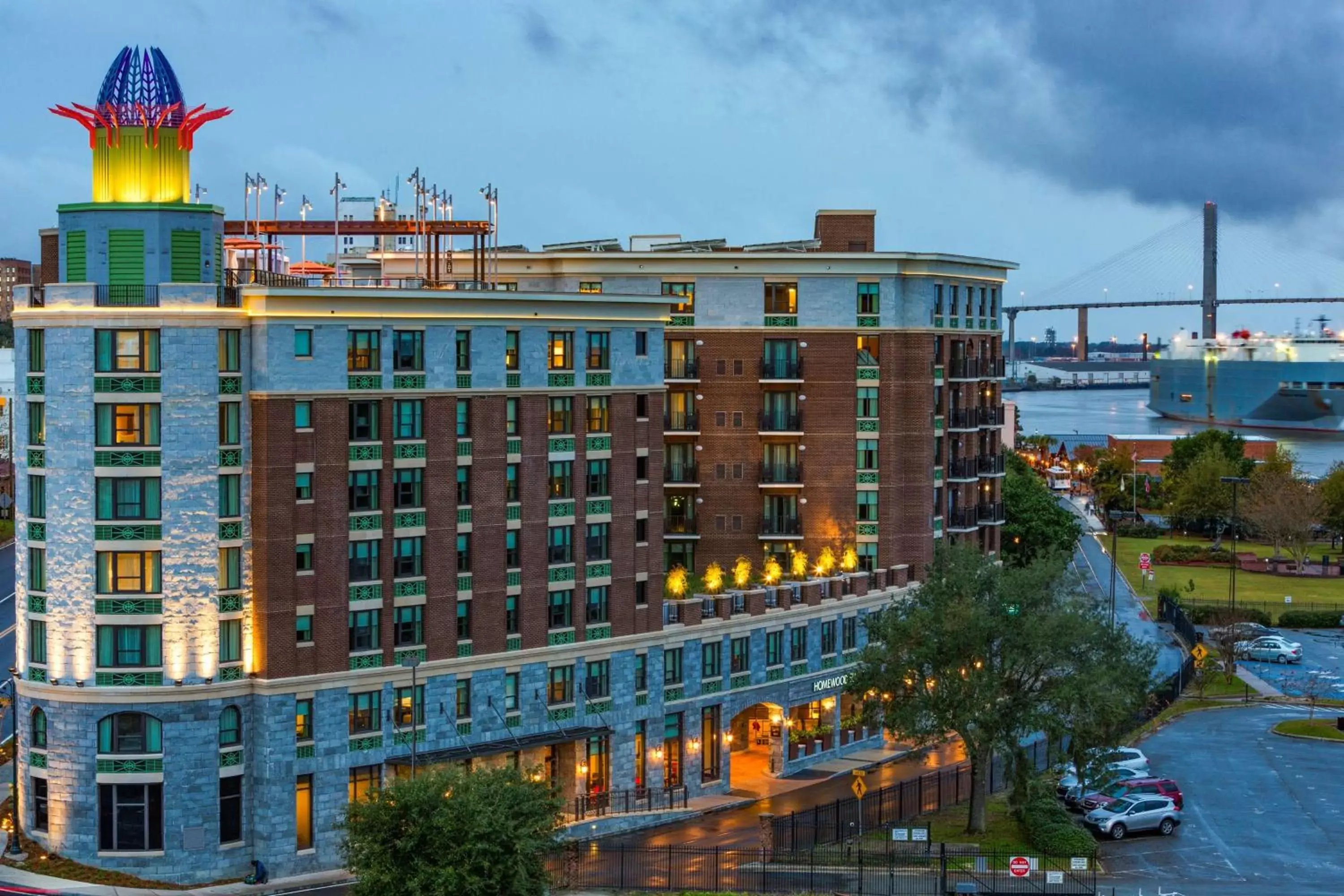 Property building in Homewood Suites Savannah Historic District/Riverfront