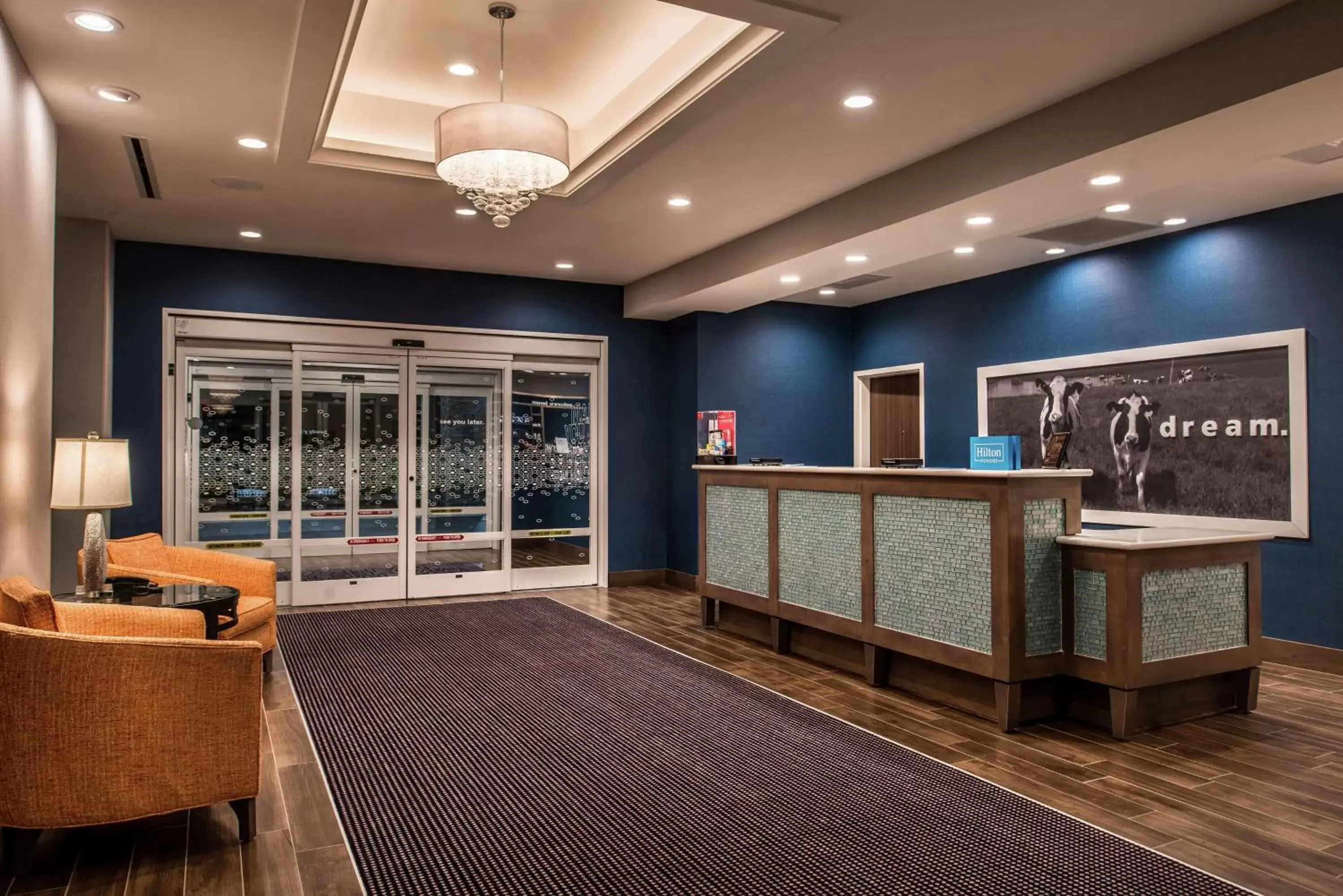 Lobby or reception in Hampton Inn Benson