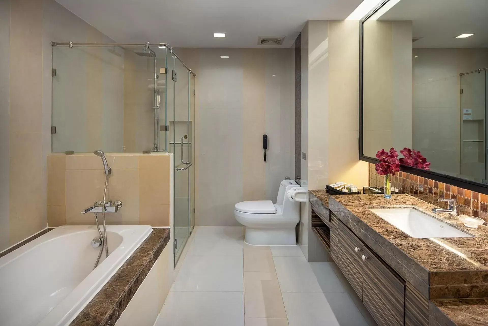 Shower, Bathroom in The Berkeley Hotel Pratunam - SHA Extra Plus
