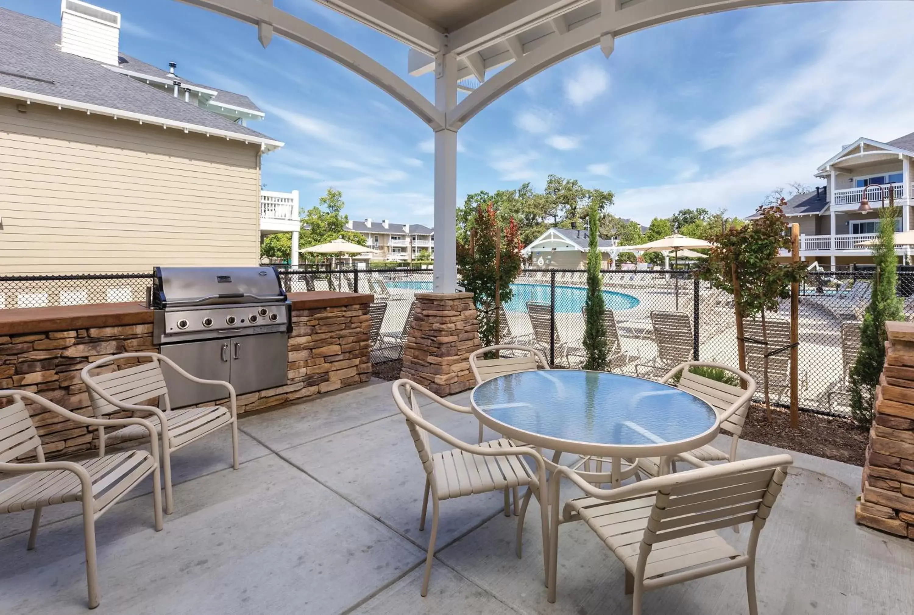 Inner courtyard view in Worldmark Windsor