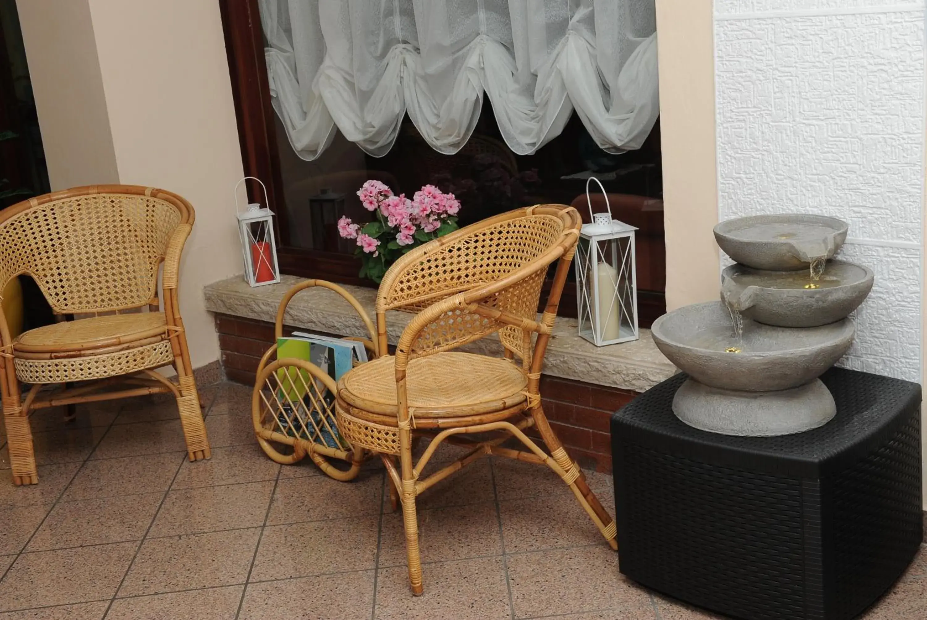 Decorative detail, Seating Area in Hotel Cristallo