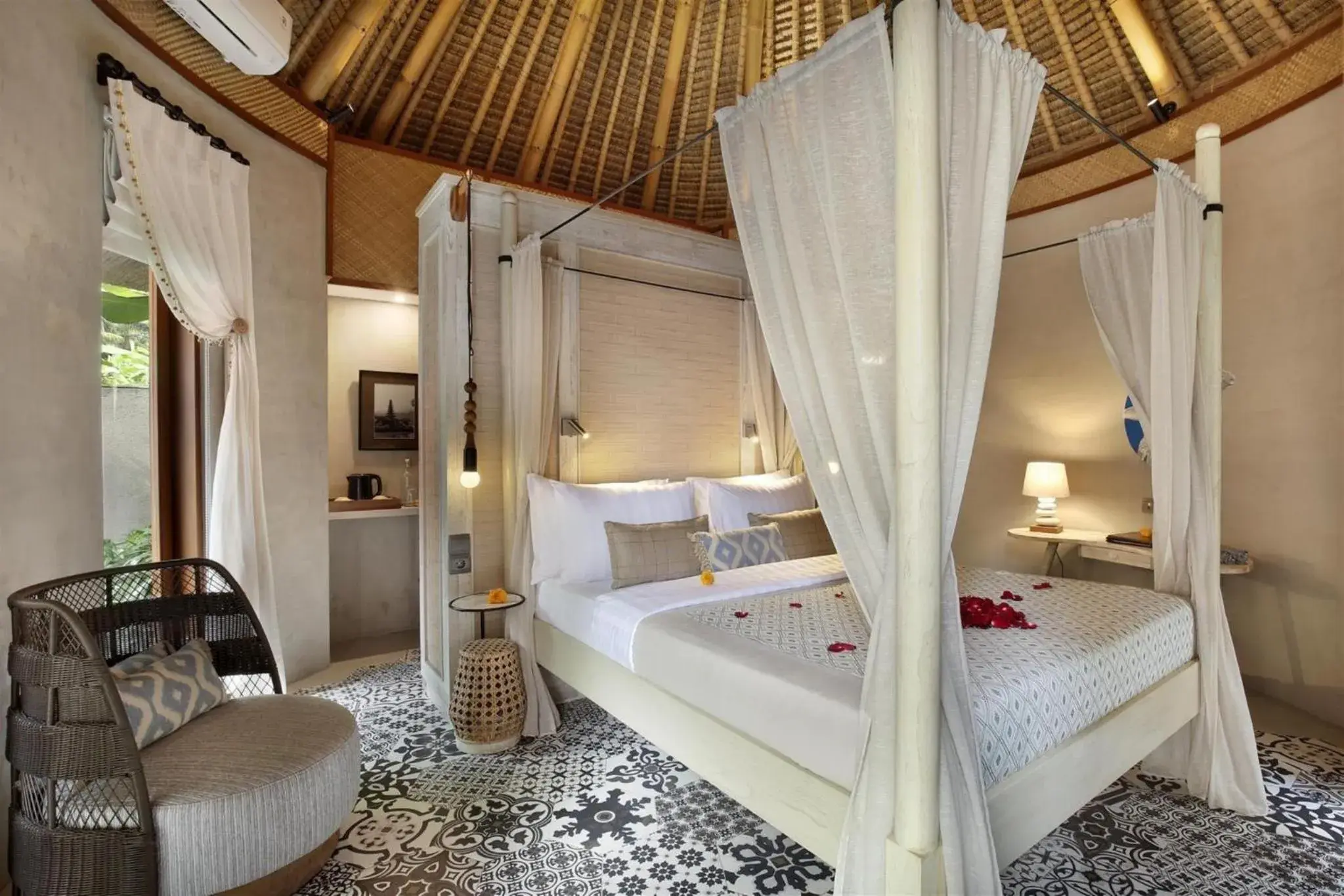 View (from property/room), Bed in Amarea Resort Ubud by Ini Vie Hospitality