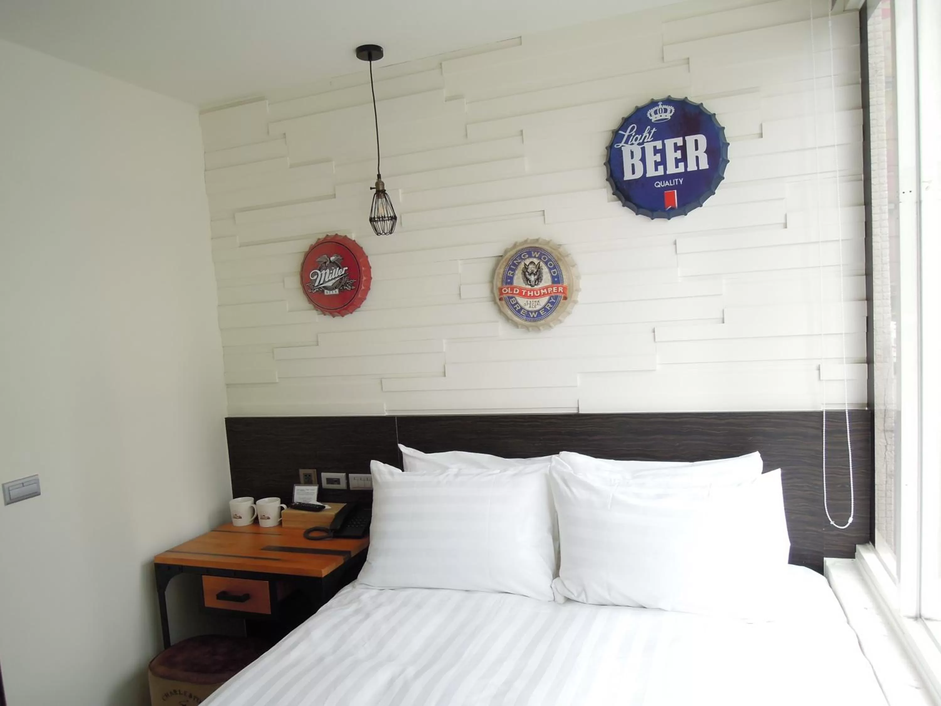 Photo of the whole room, Bed in Re-Change Hotel Taipei