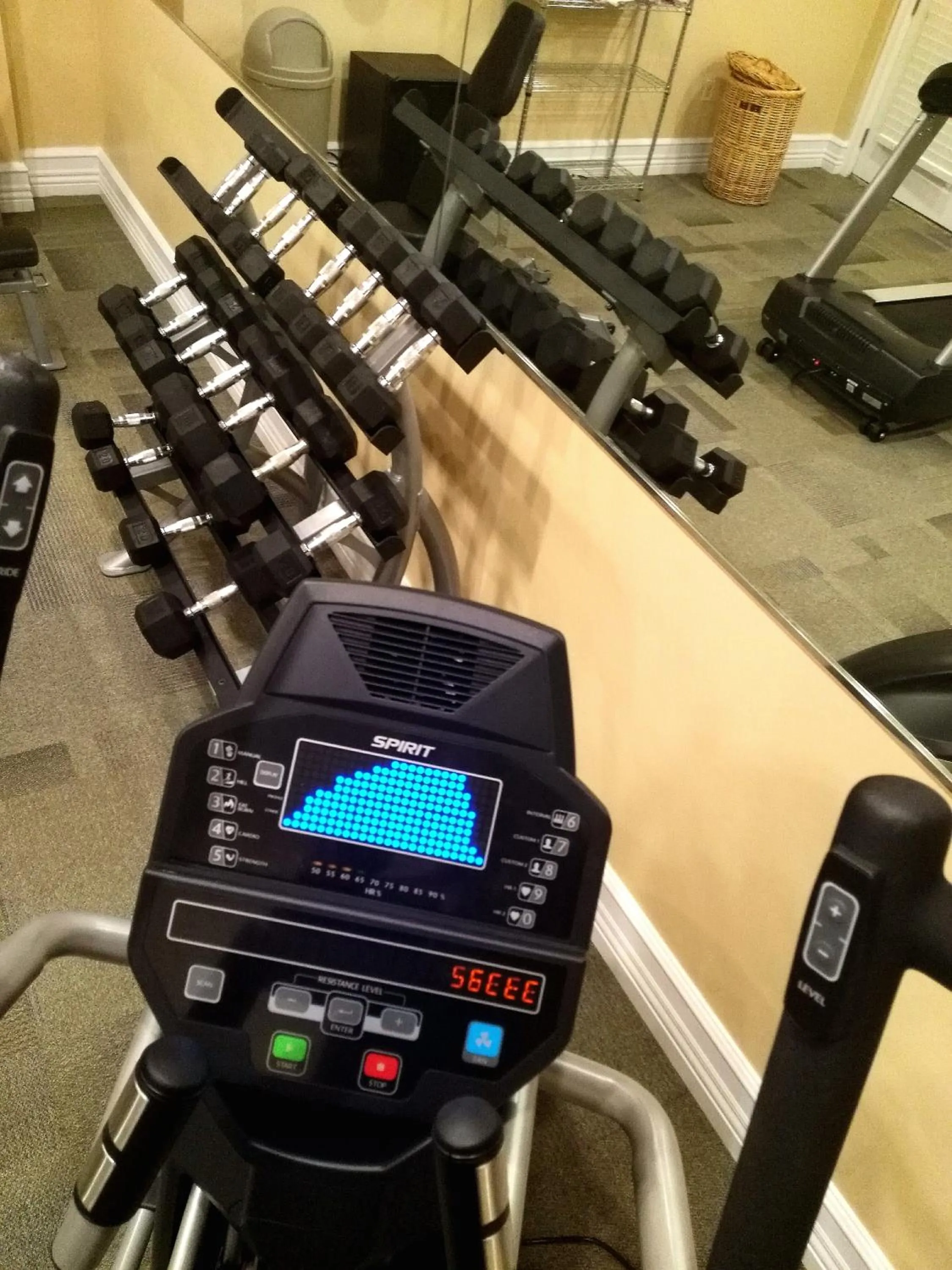 Fitness centre/facilities in The Wilshire Grand Hotel