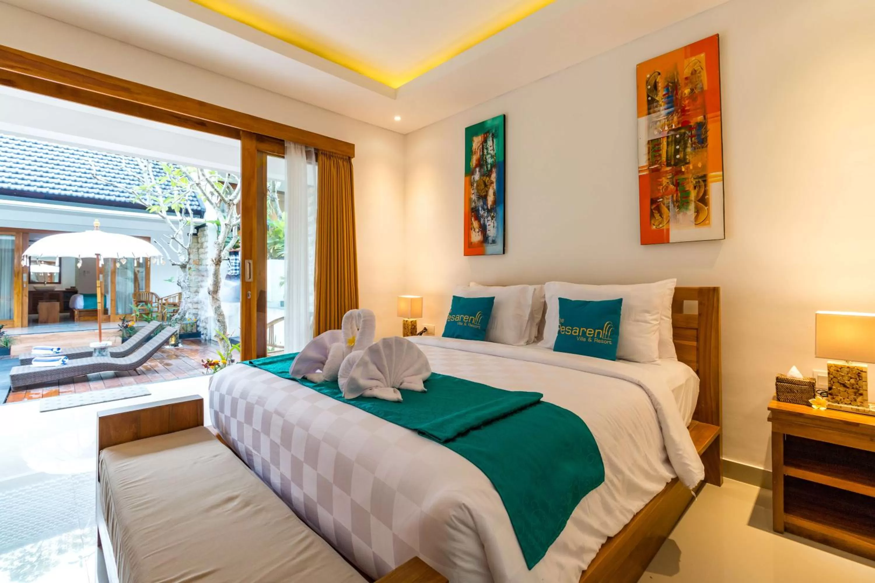 Bed in The Pesaren Ubud