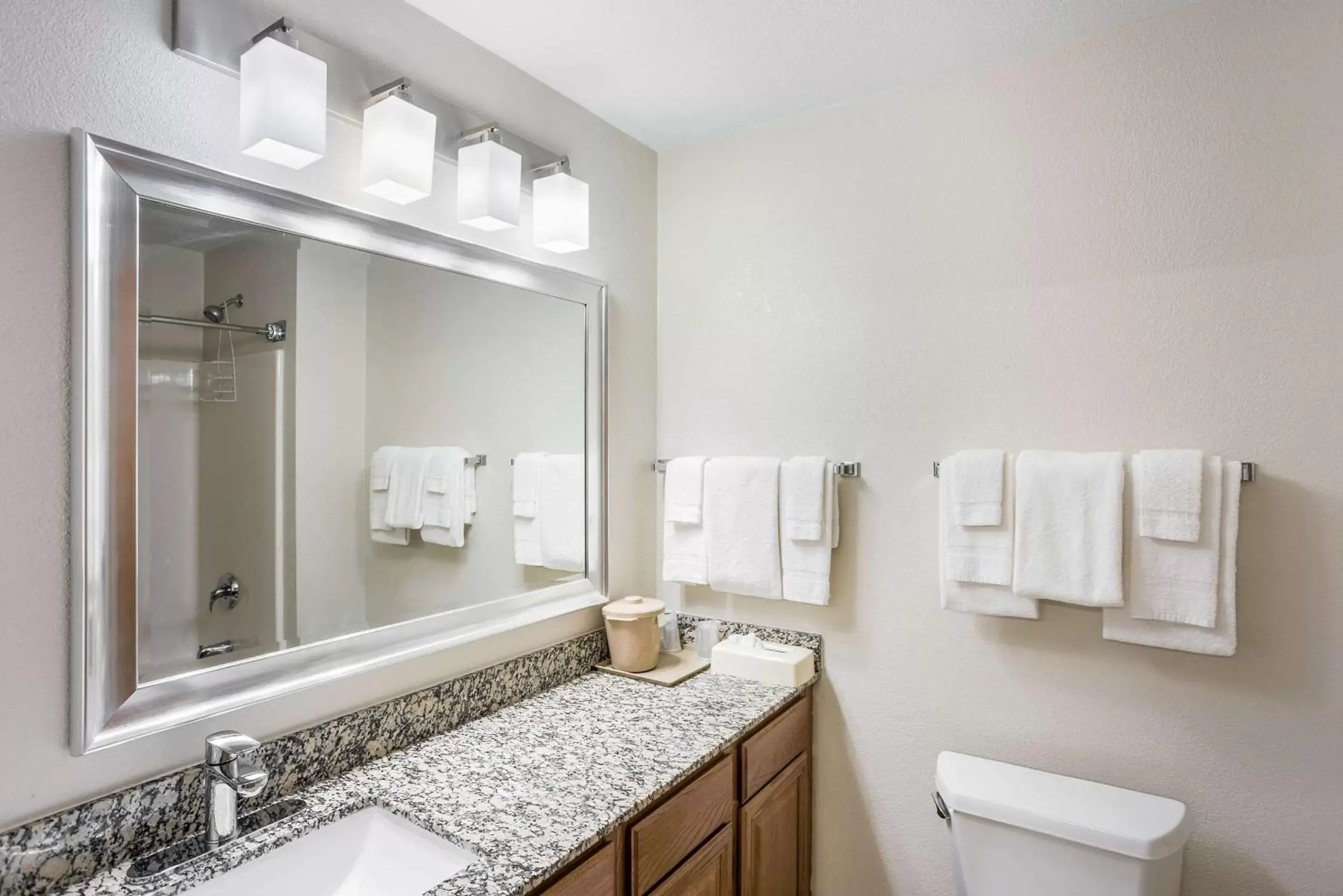 Photo of the whole room, Bathroom in MainStay Suites Cedar Rapids North - Marion