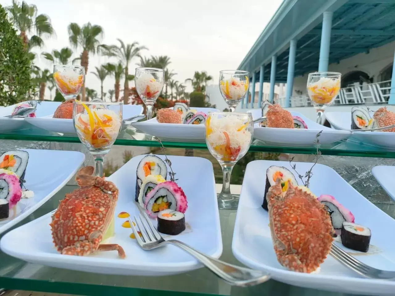 Drinks, Breakfast in Happy Life Village Dahab