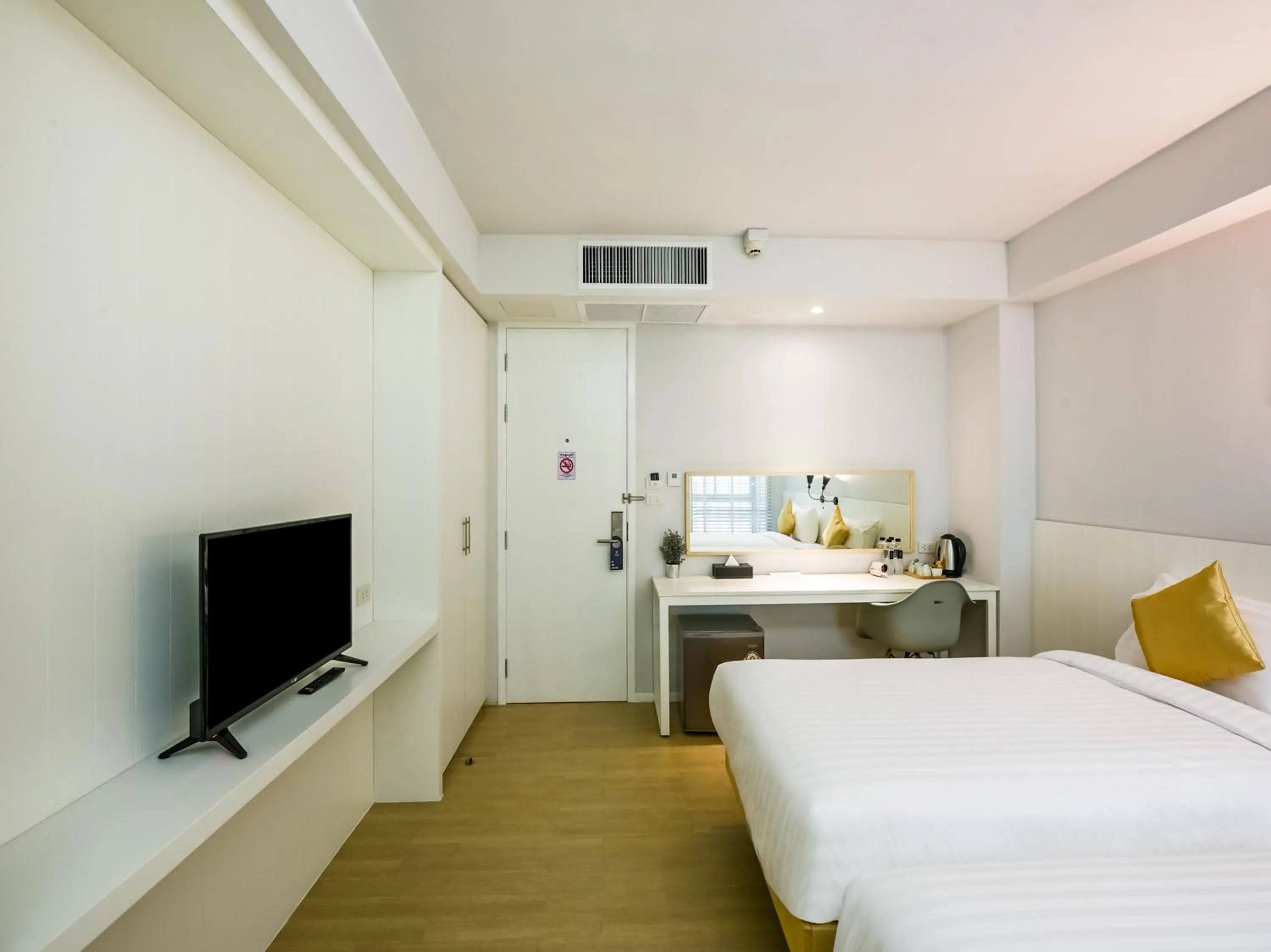 Bed in Kitzio House Hotel Huai Kwang