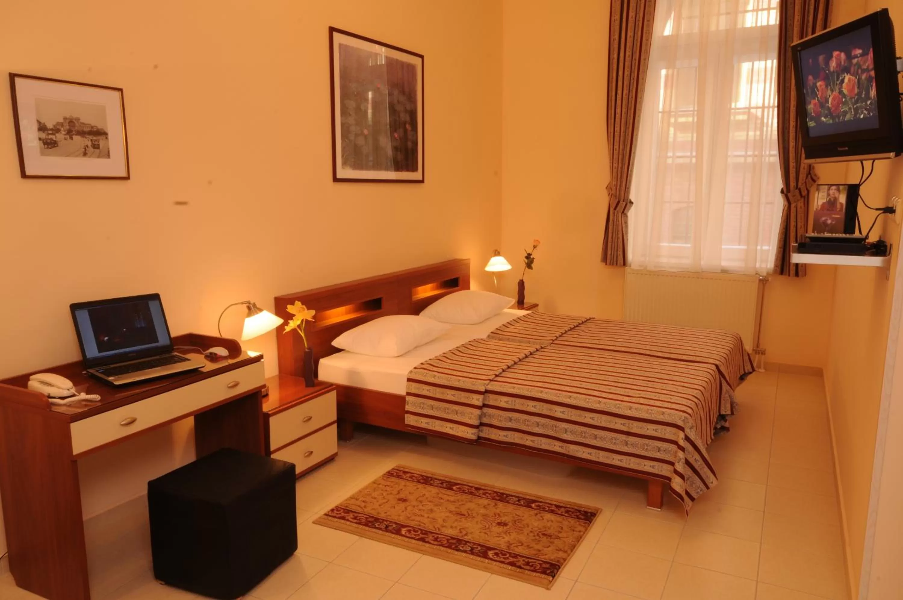 Bed in Budapest Museum Central