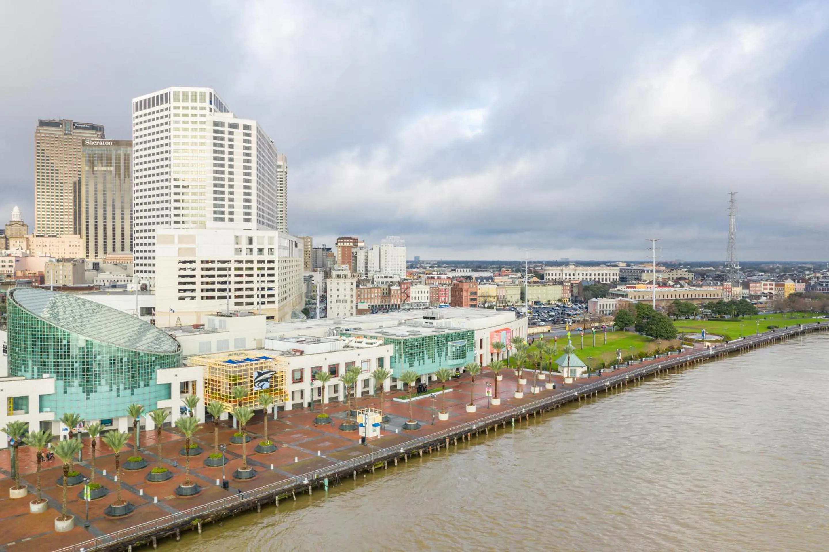 City view in Hotel de la Monnaie, French Quarter