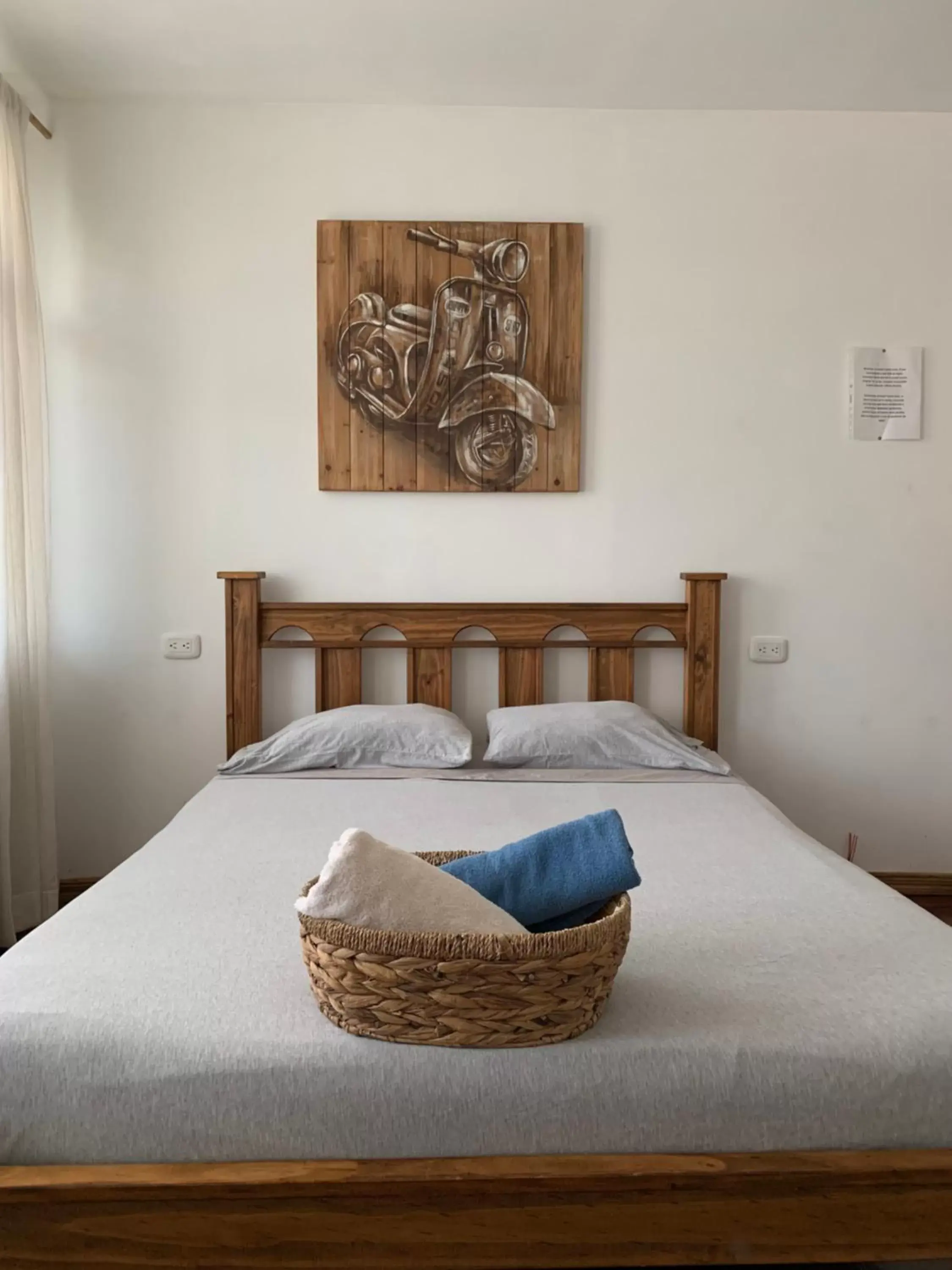 Toilet, Bed in Hotel Cortez Azul