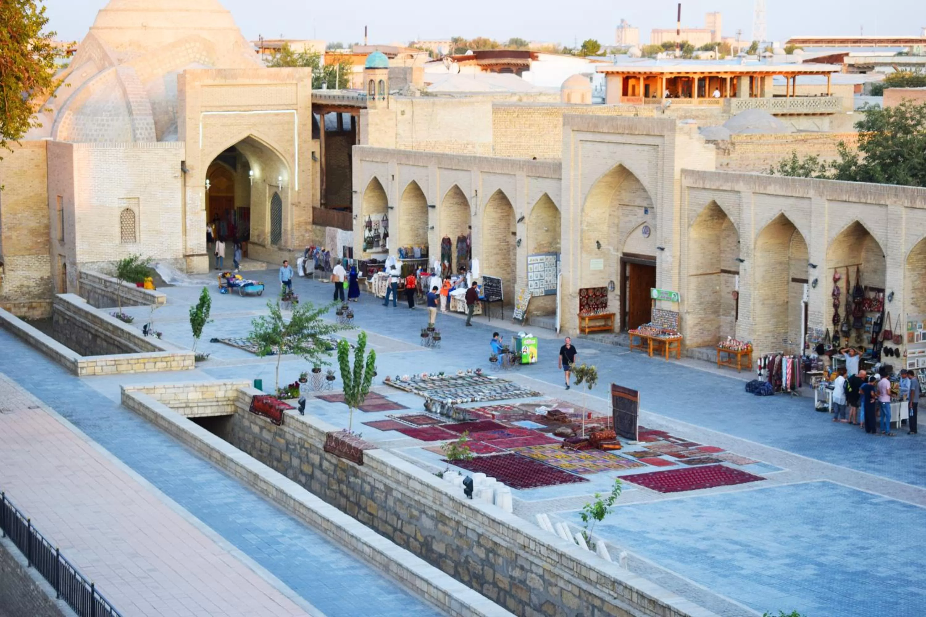 People in Hotel Malika Bukhara