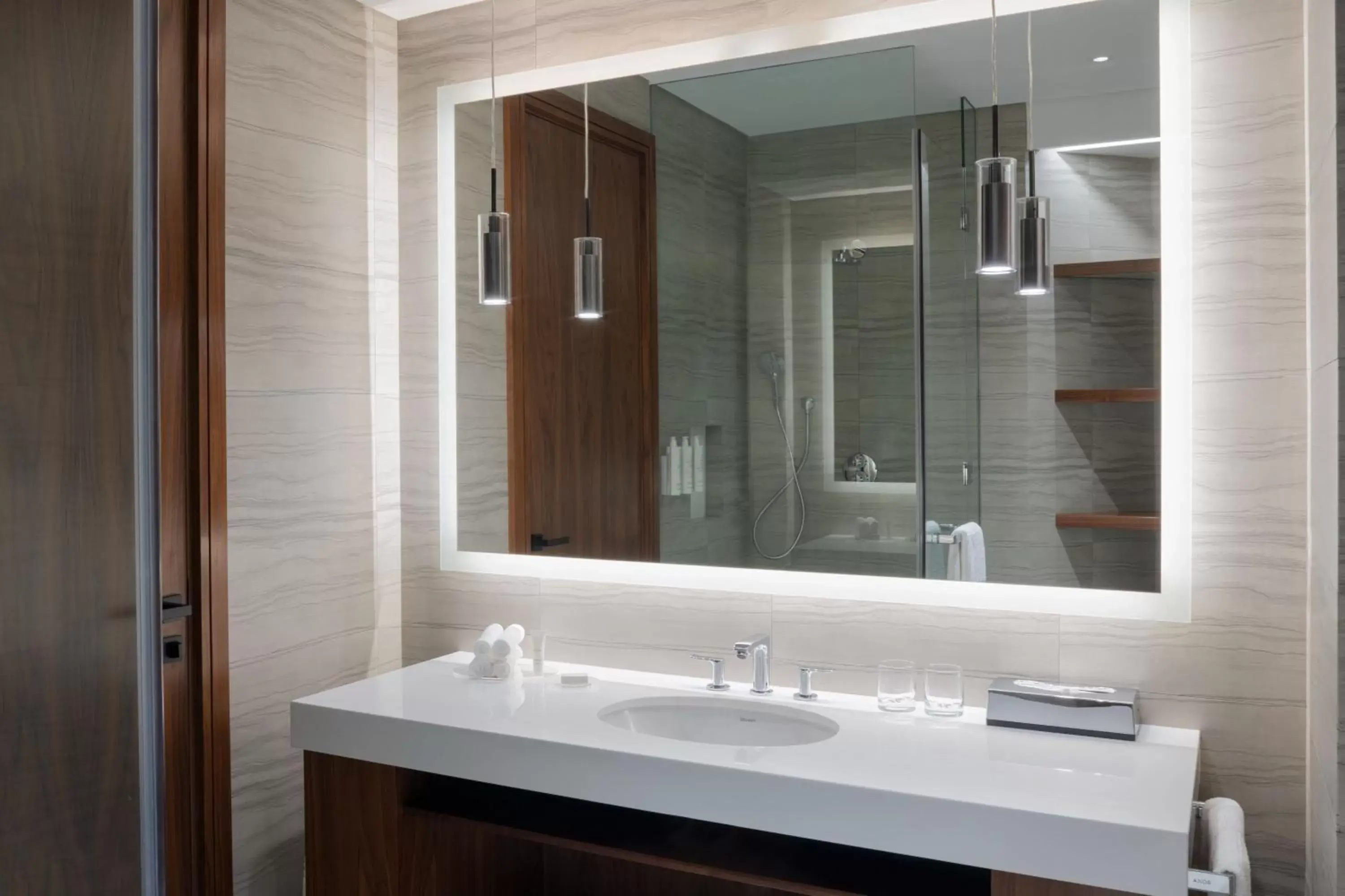 Bathroom in Marriott Executive Apartments Kuwait City