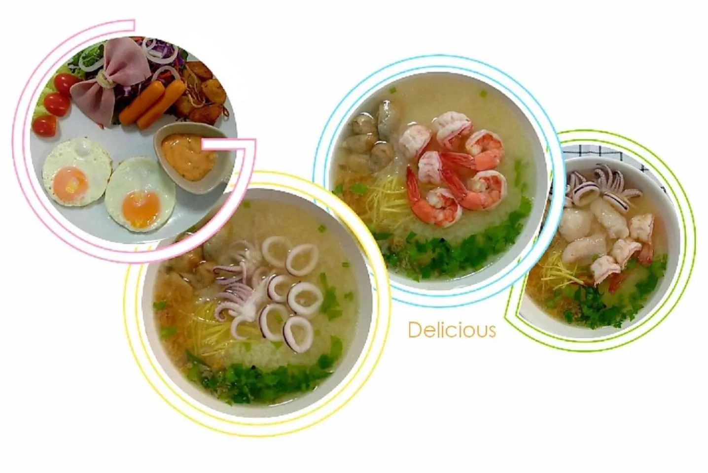 Asian breakfast in Lawana Escape