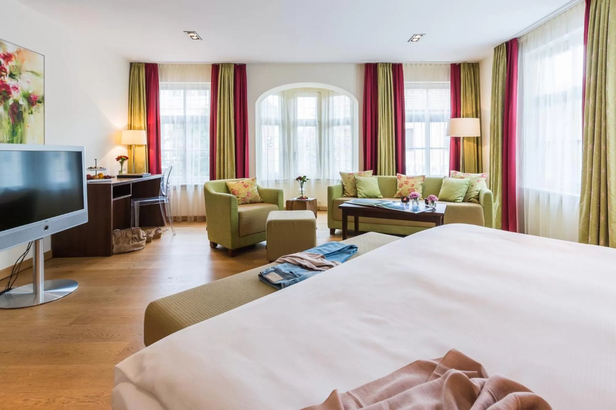 Photo of the whole room, Bed in Romantik Hotel Reichshof