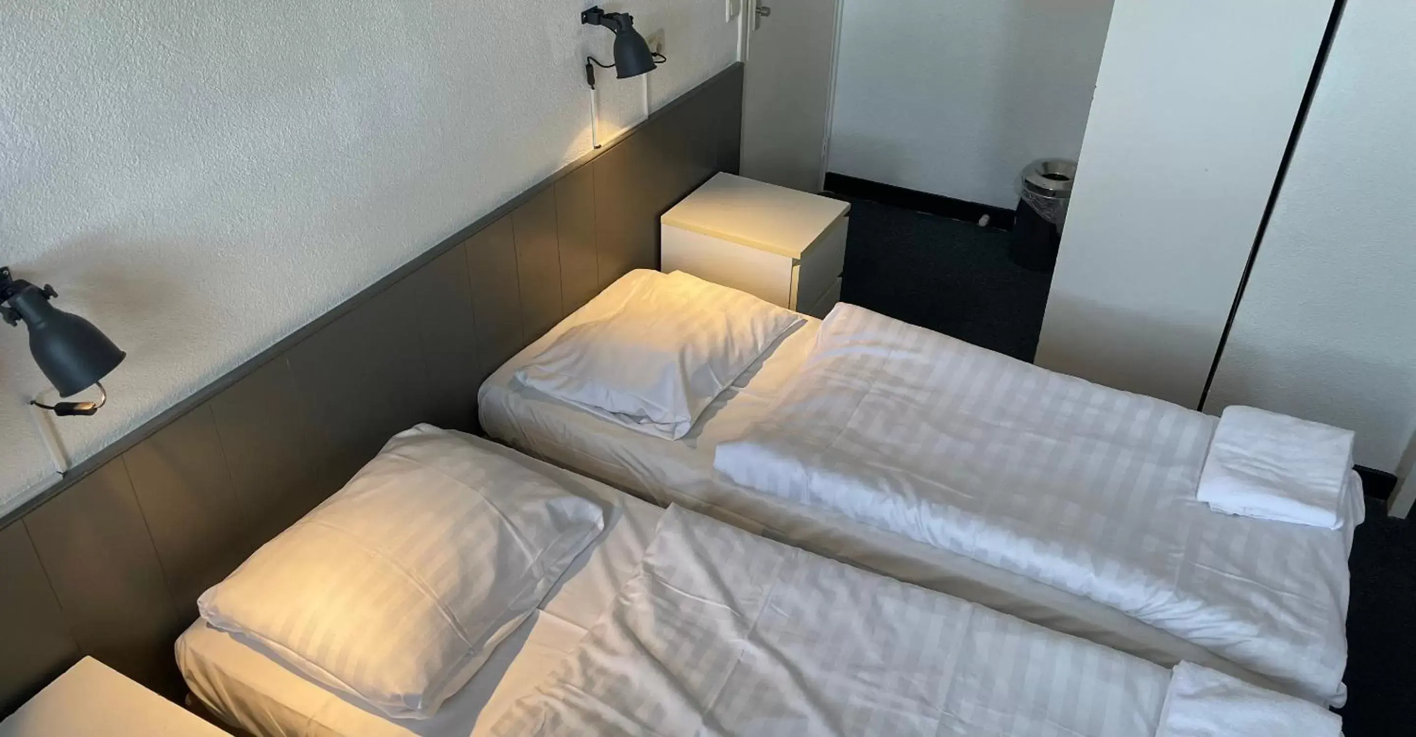 Bed in City Hotel