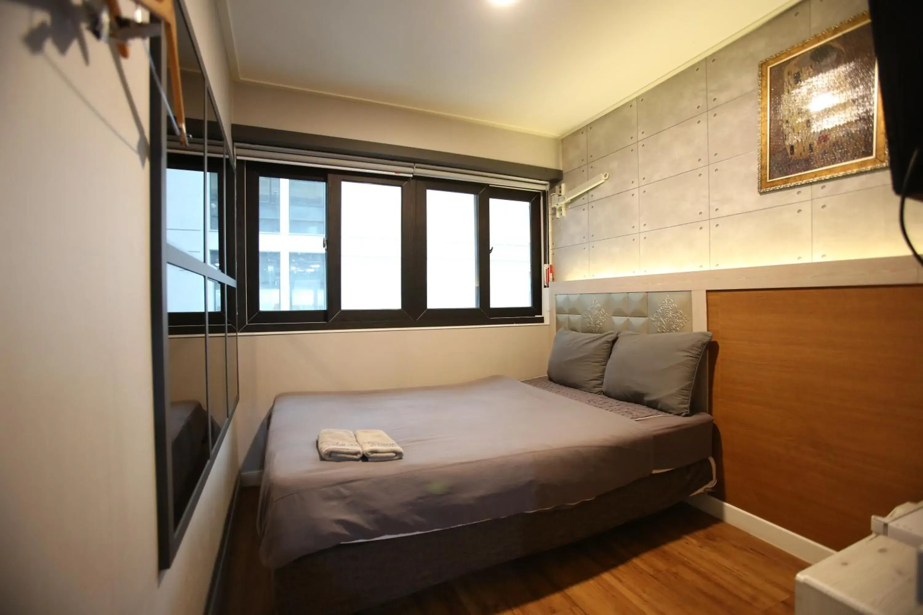 Bed in K Guesthouse Seomyeon