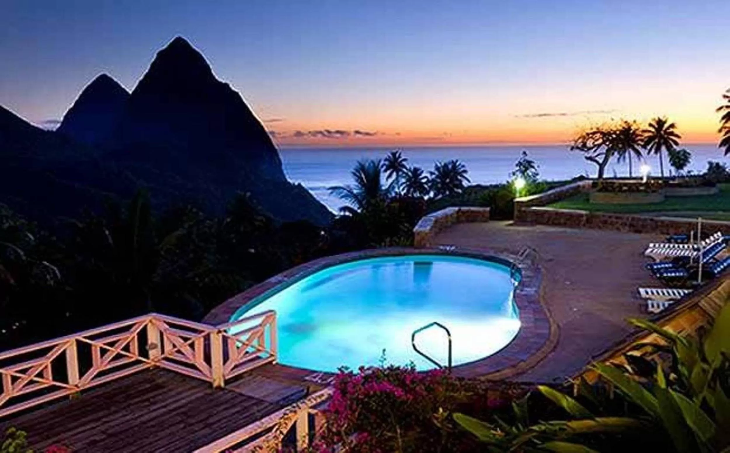 Swimming pool, Pool View in La Haut Resort