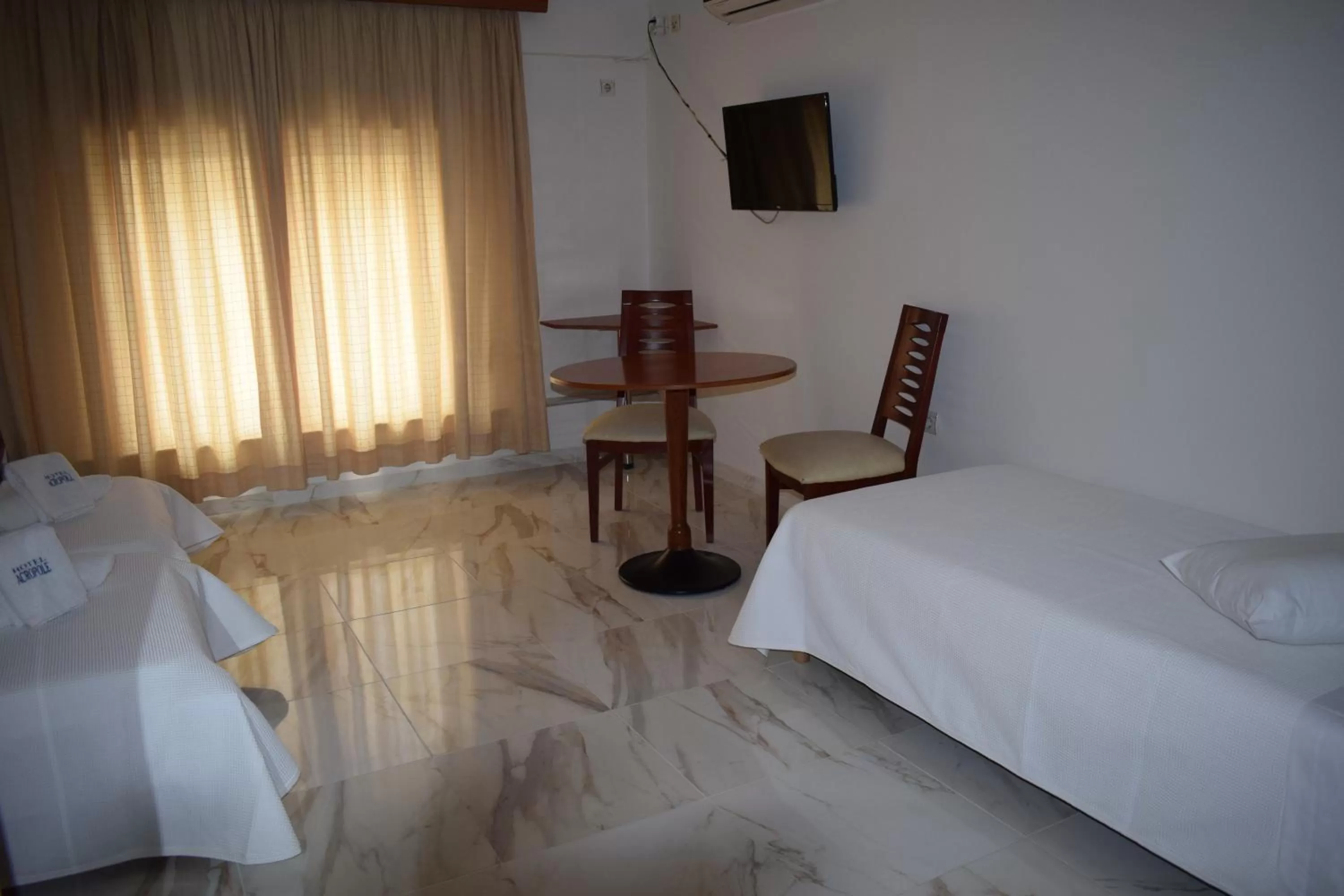 Bedroom, Bed in Piraeus Acropole Hotel