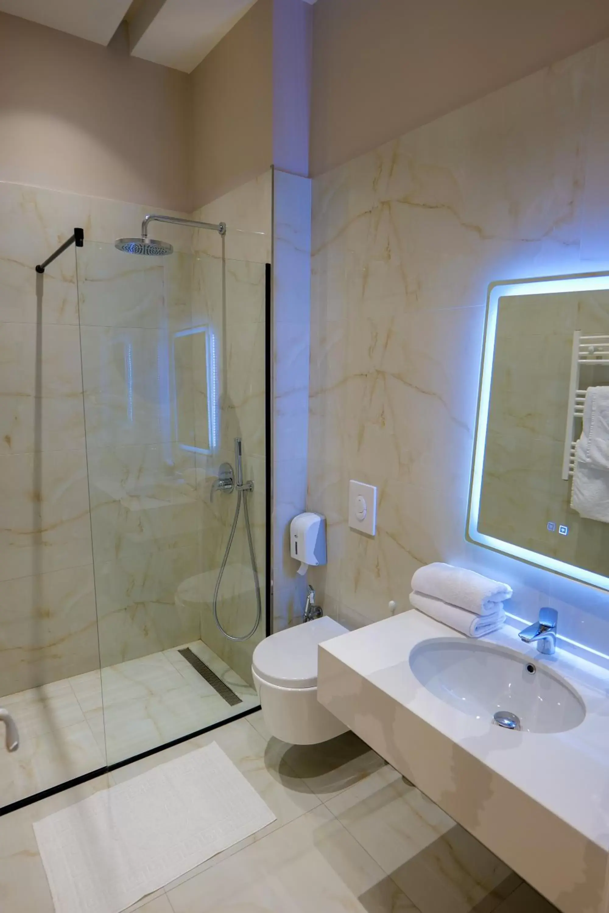 Bathroom in LORD Hotel Tirana