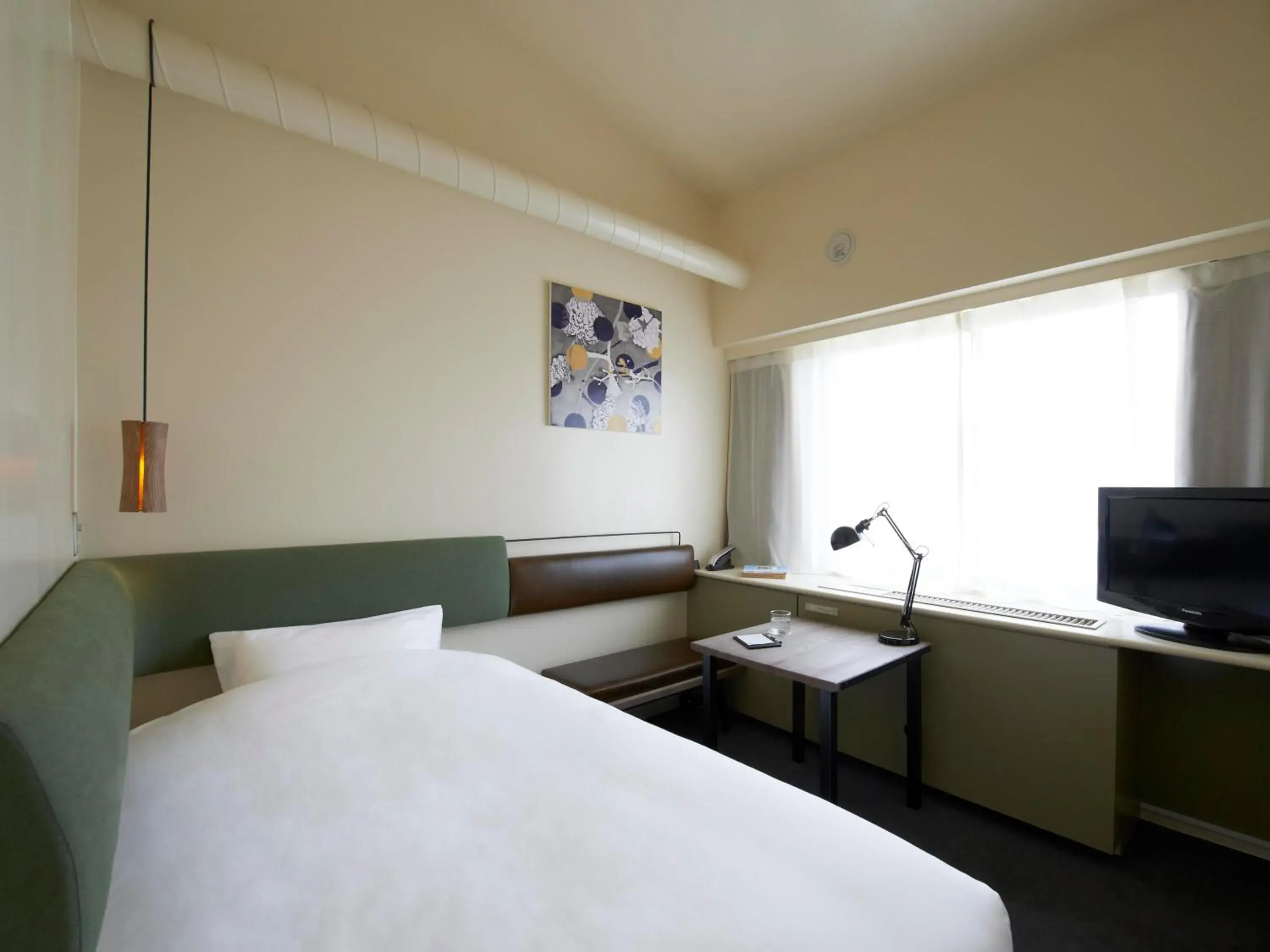 Bed in Hotel Anteroom Kyoto