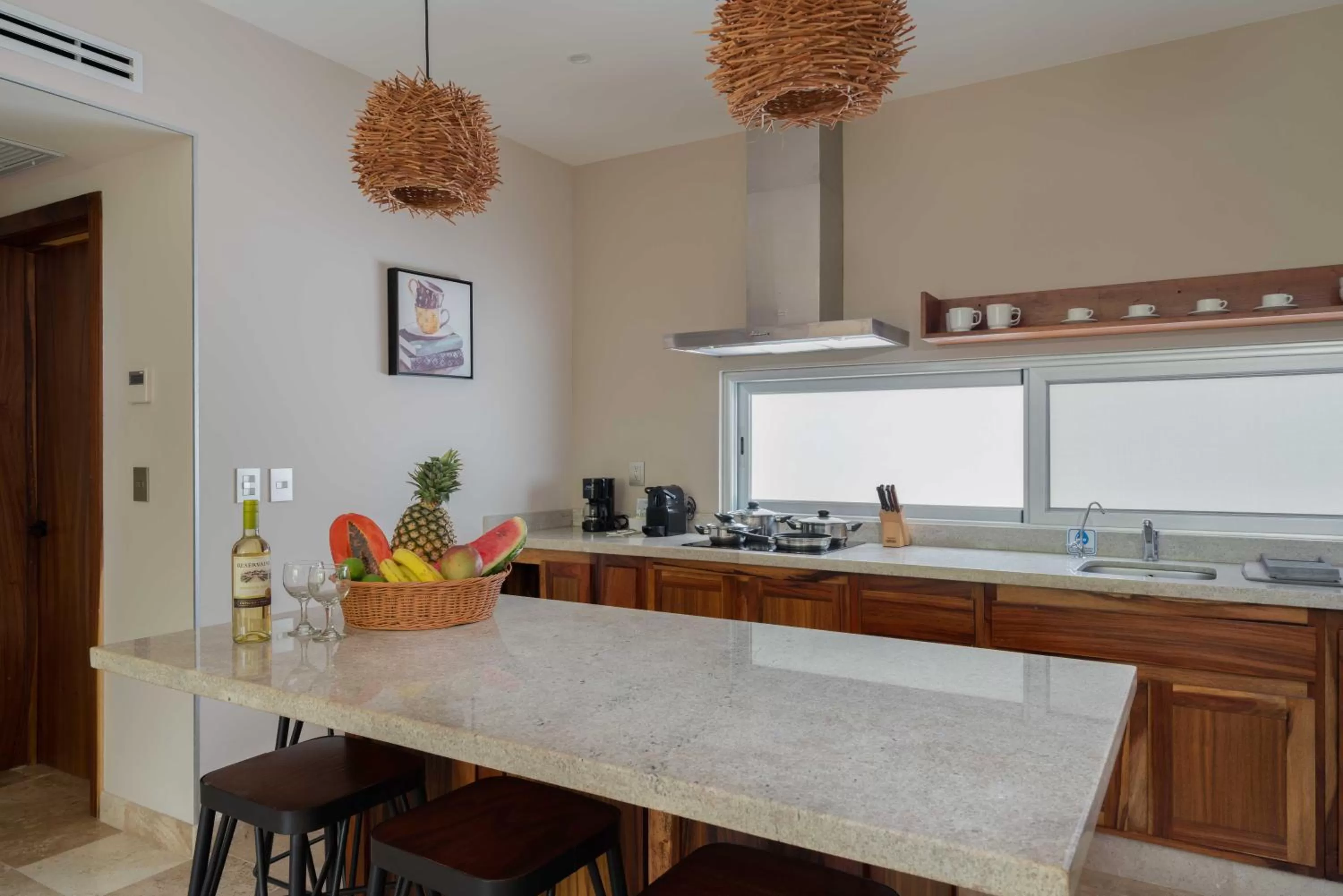 Kitchen or kitchenette in Valhalla Residences by Biwa