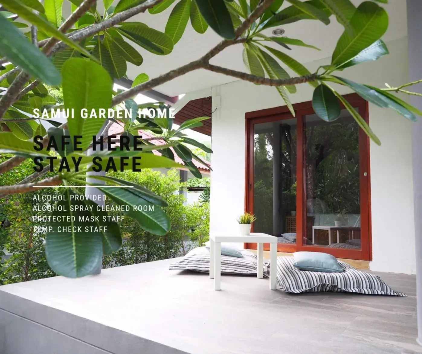 Patio in Samui Garden Home - SHA Extra Plus