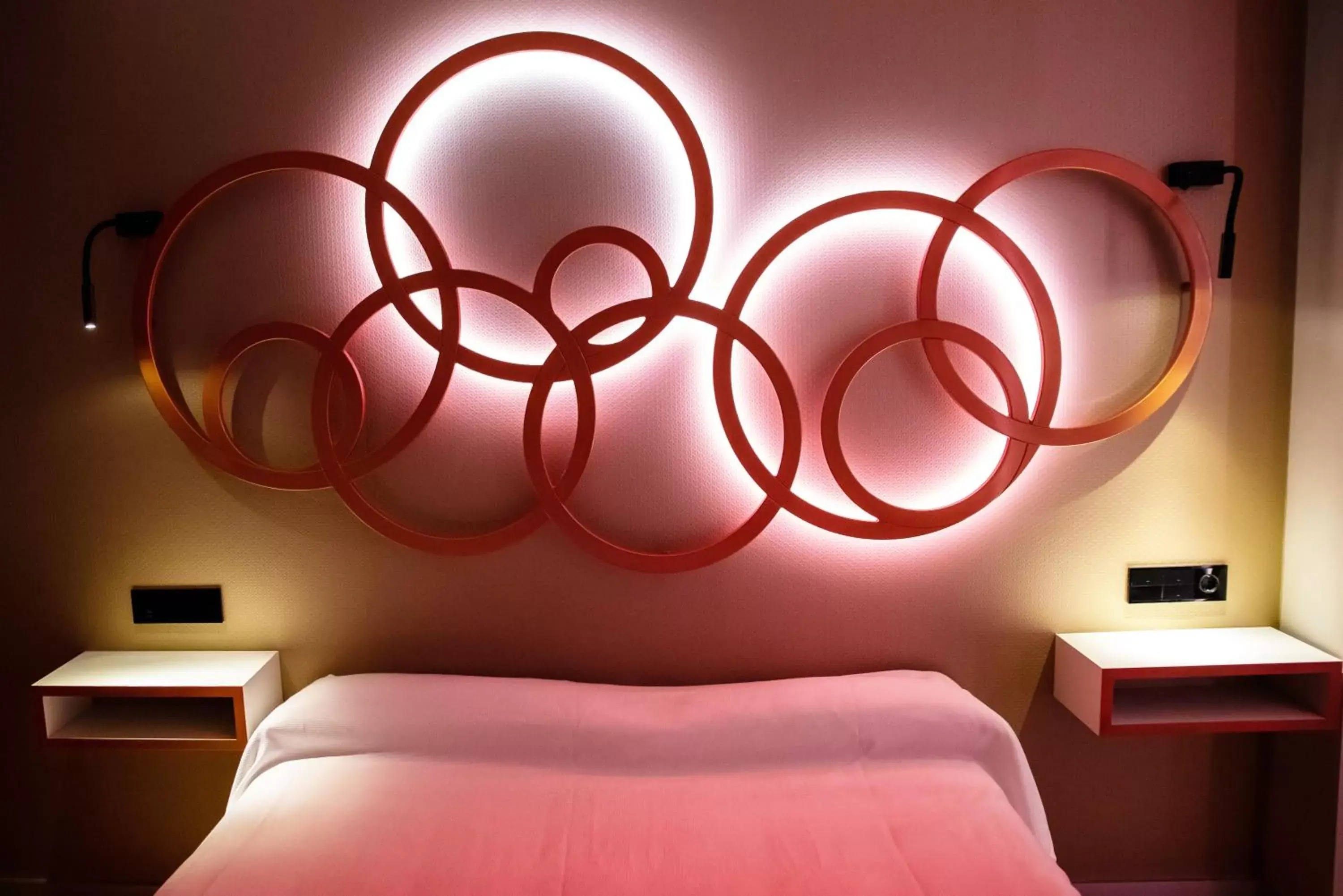 Bed in Hotel Centro Los Braseros Bed in Hotel Centro Los Braseros