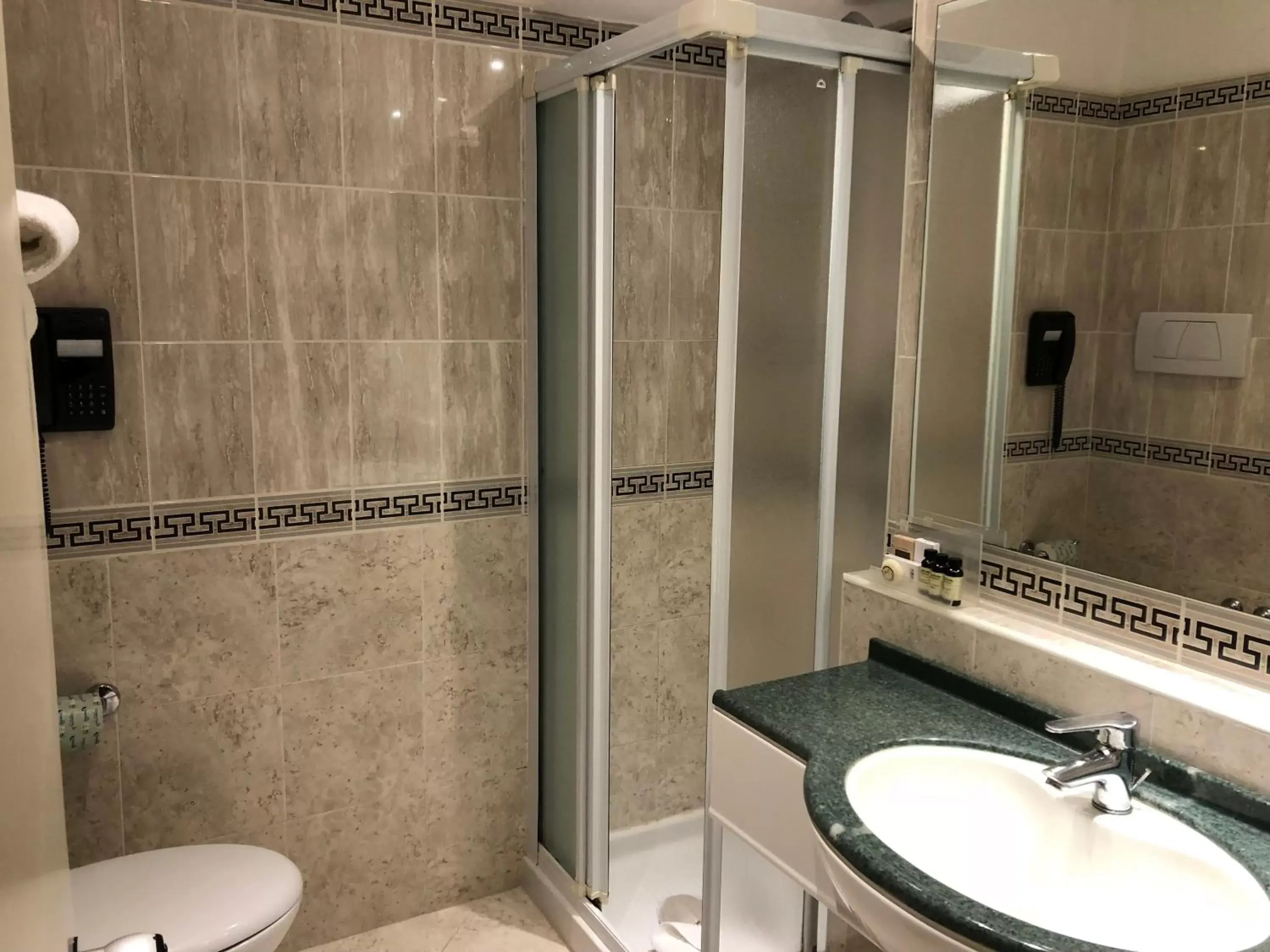 Shower, Bathroom in Hotel Imperiale Rimini & SPA
