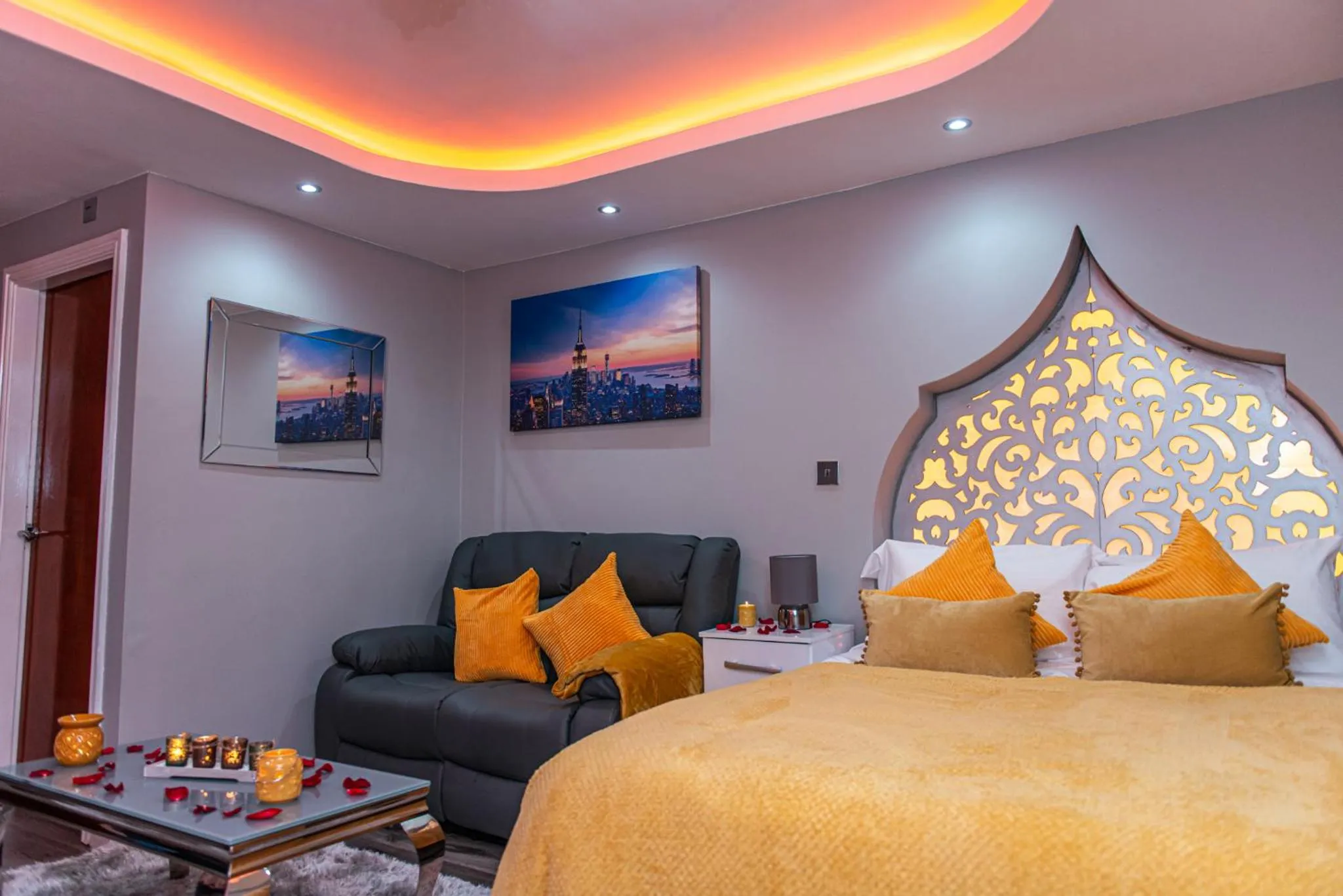 Bed in Meridian Serviced Apartments