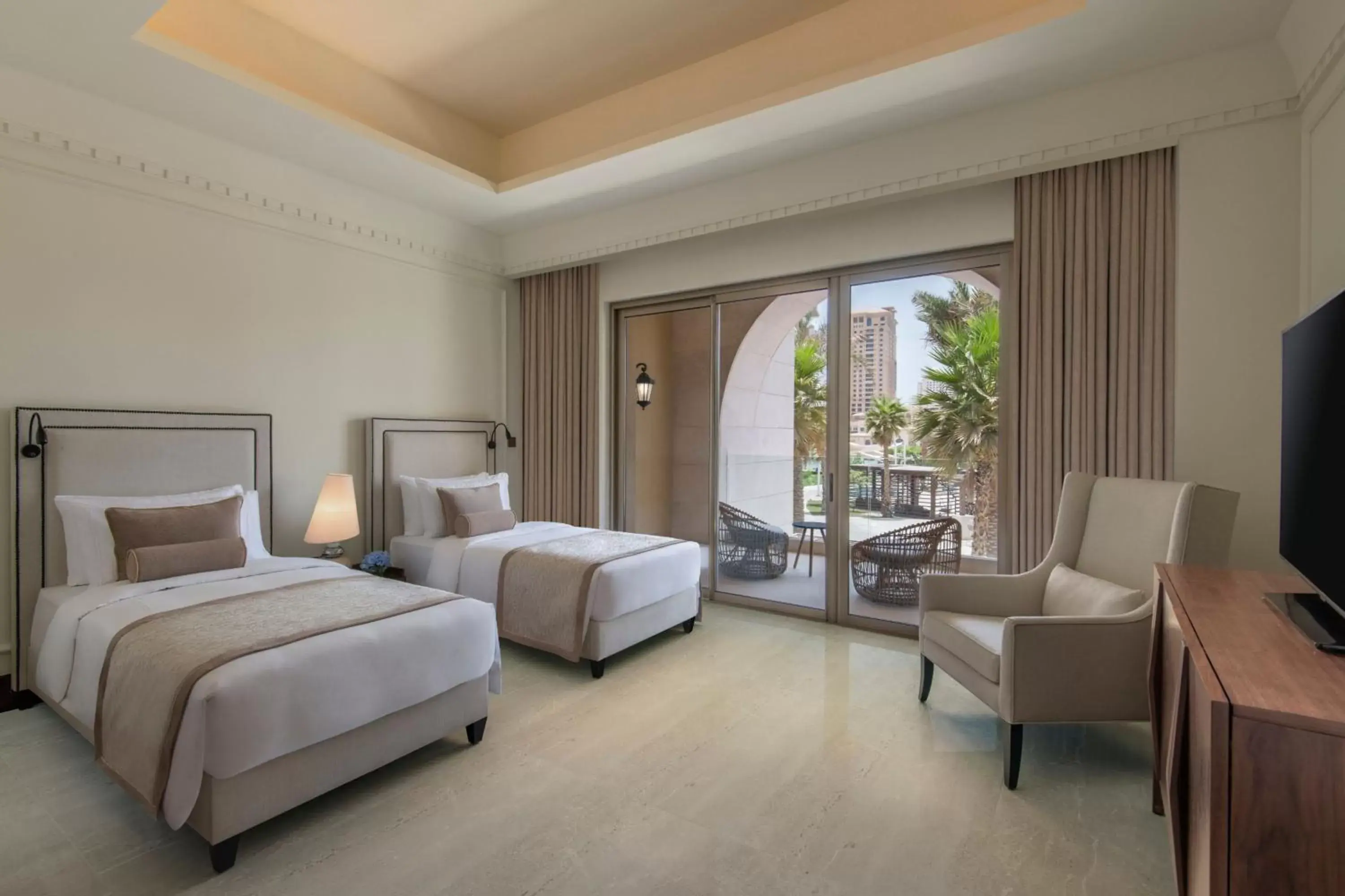 Bedroom in The St Regis Marsa Arabia Island, The Pearl Qatar