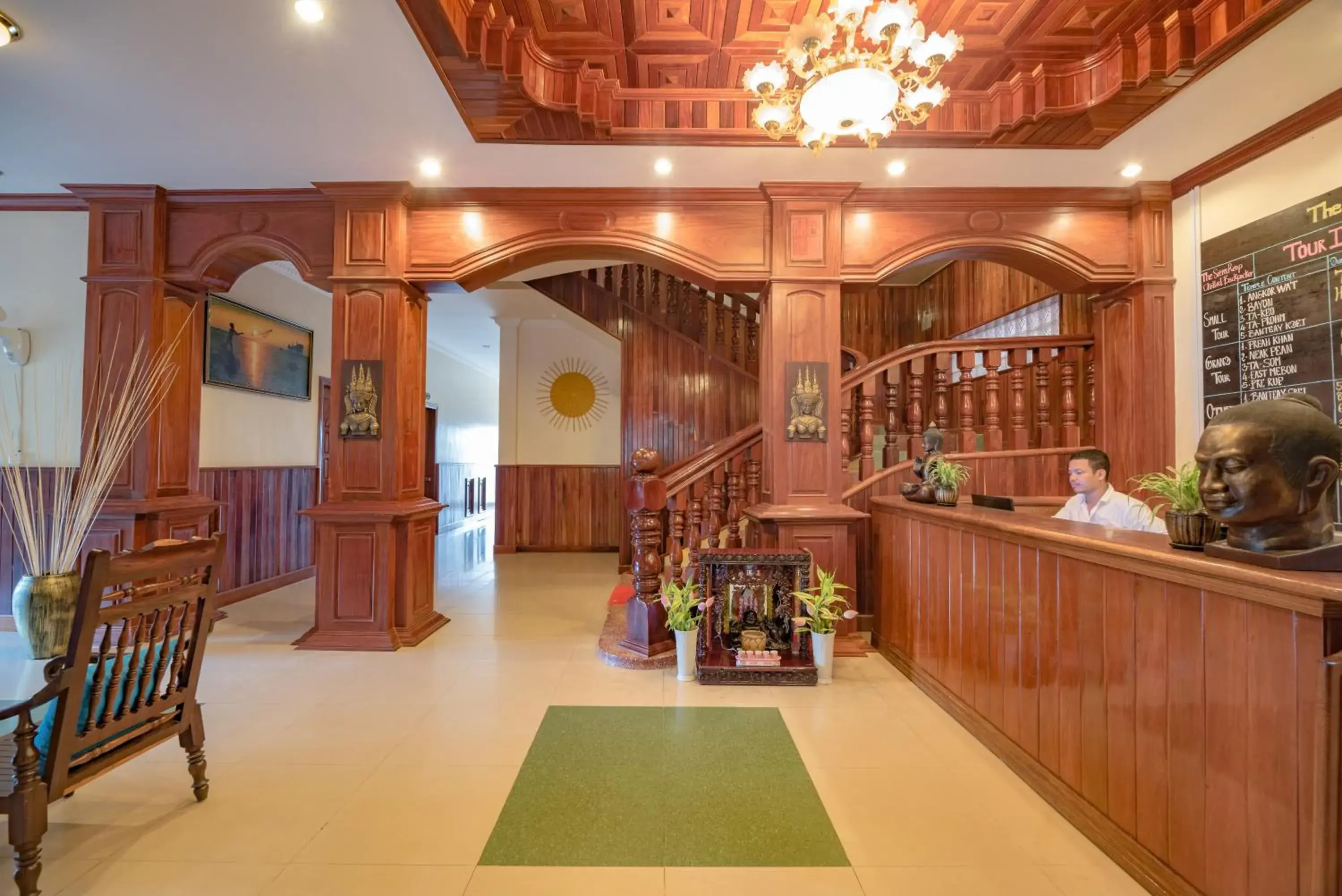Lobby or reception in The Siem Reap Chilled Backpacker