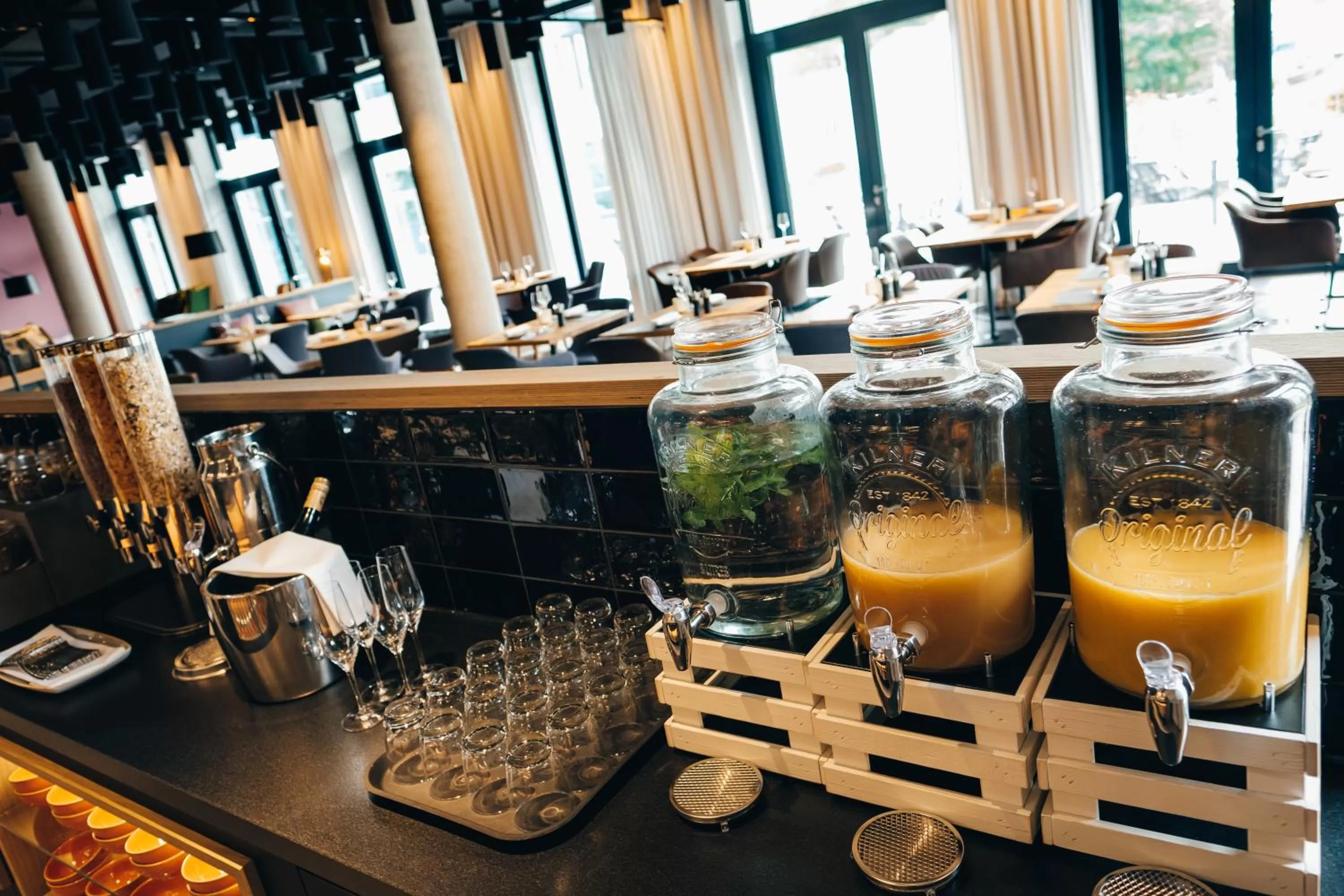 Buffet breakfast in VILOTEL - Hotel & Restaurant