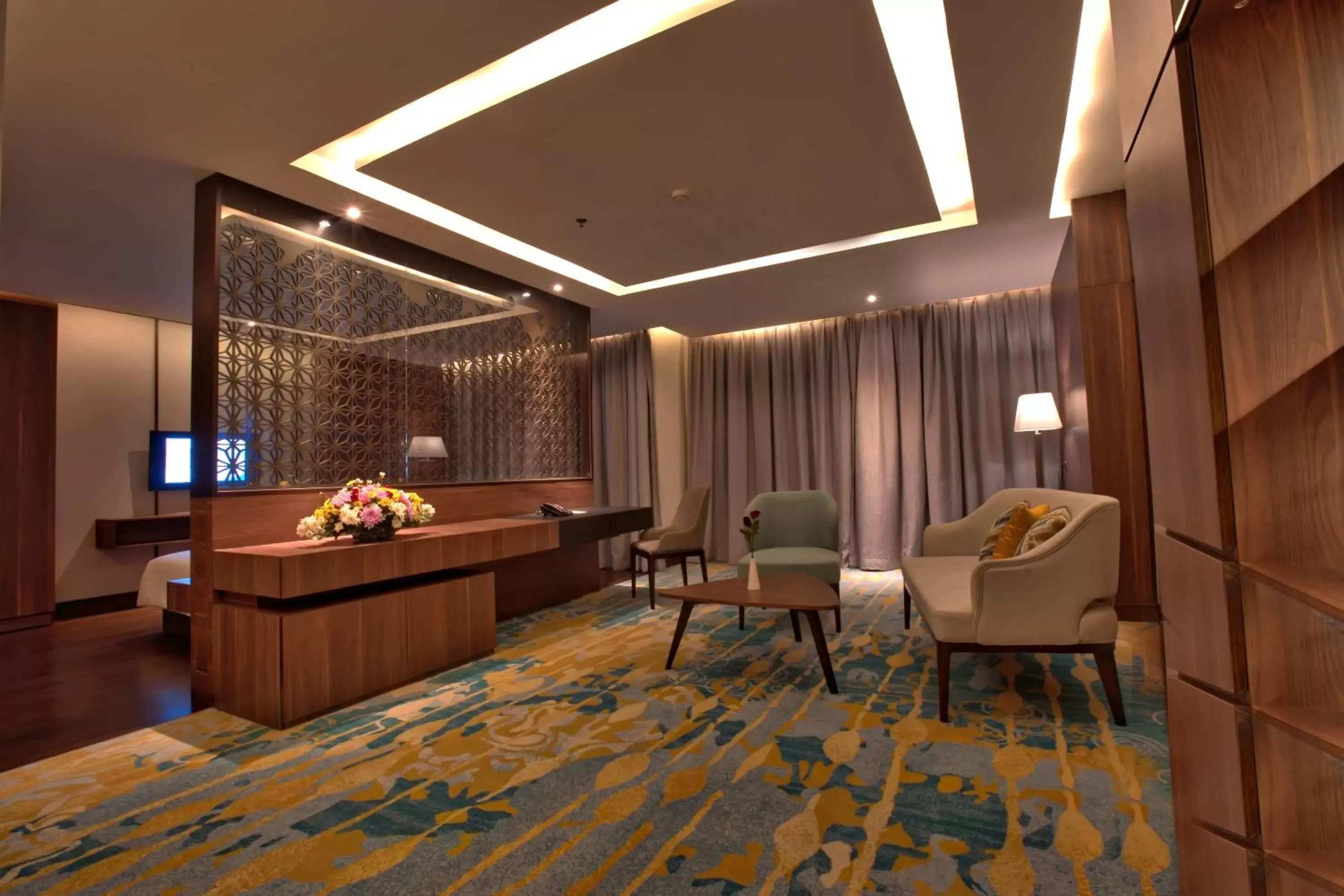 Living room, Seating Area in Grand Soll Marina Hotel
