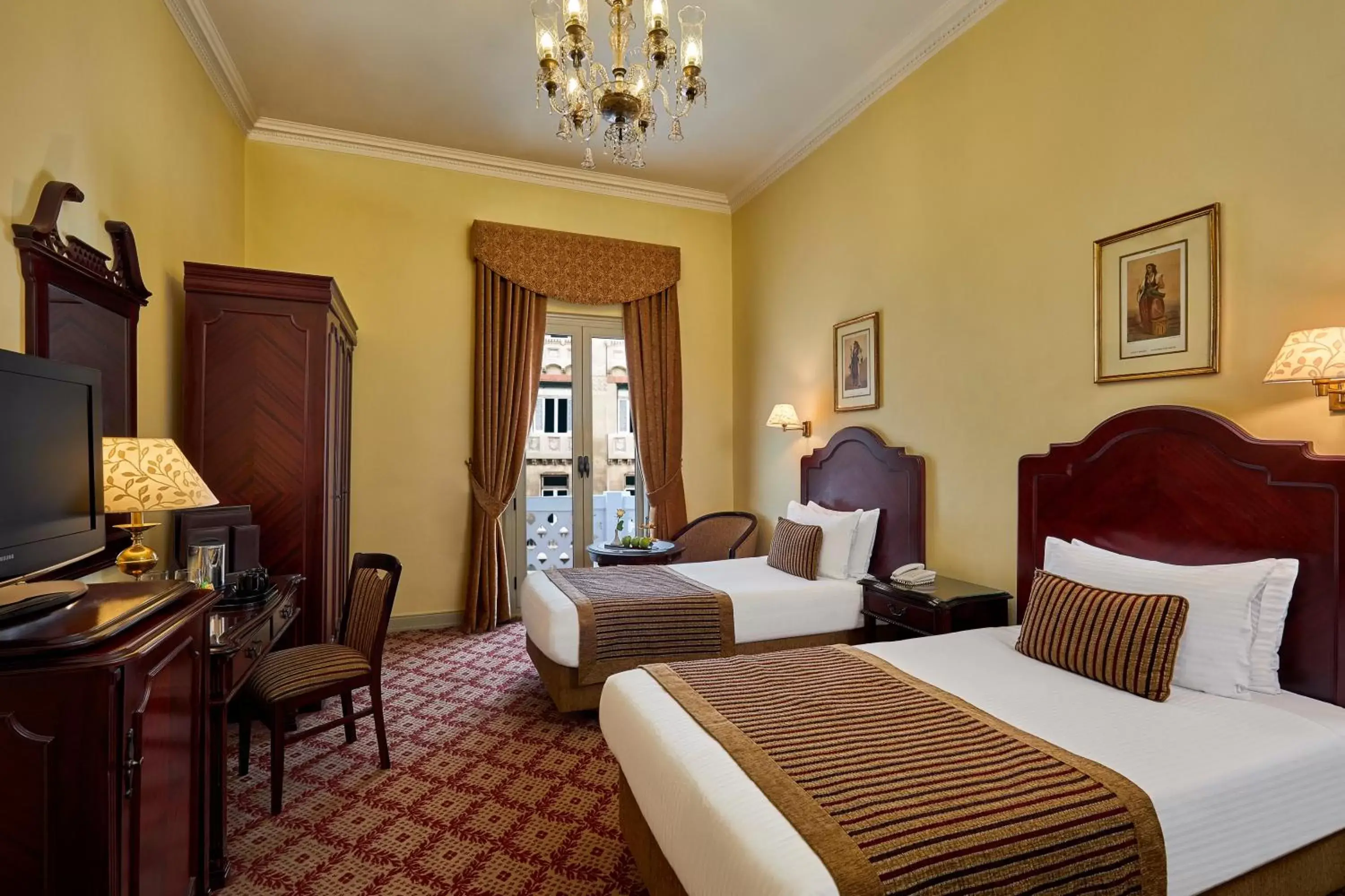 Photo of the whole room, Bed in Steigenberger Cecil Hotel Alexandria Photo of the whole room, Bed in Steigenberger Cecil Hotel Alexandria