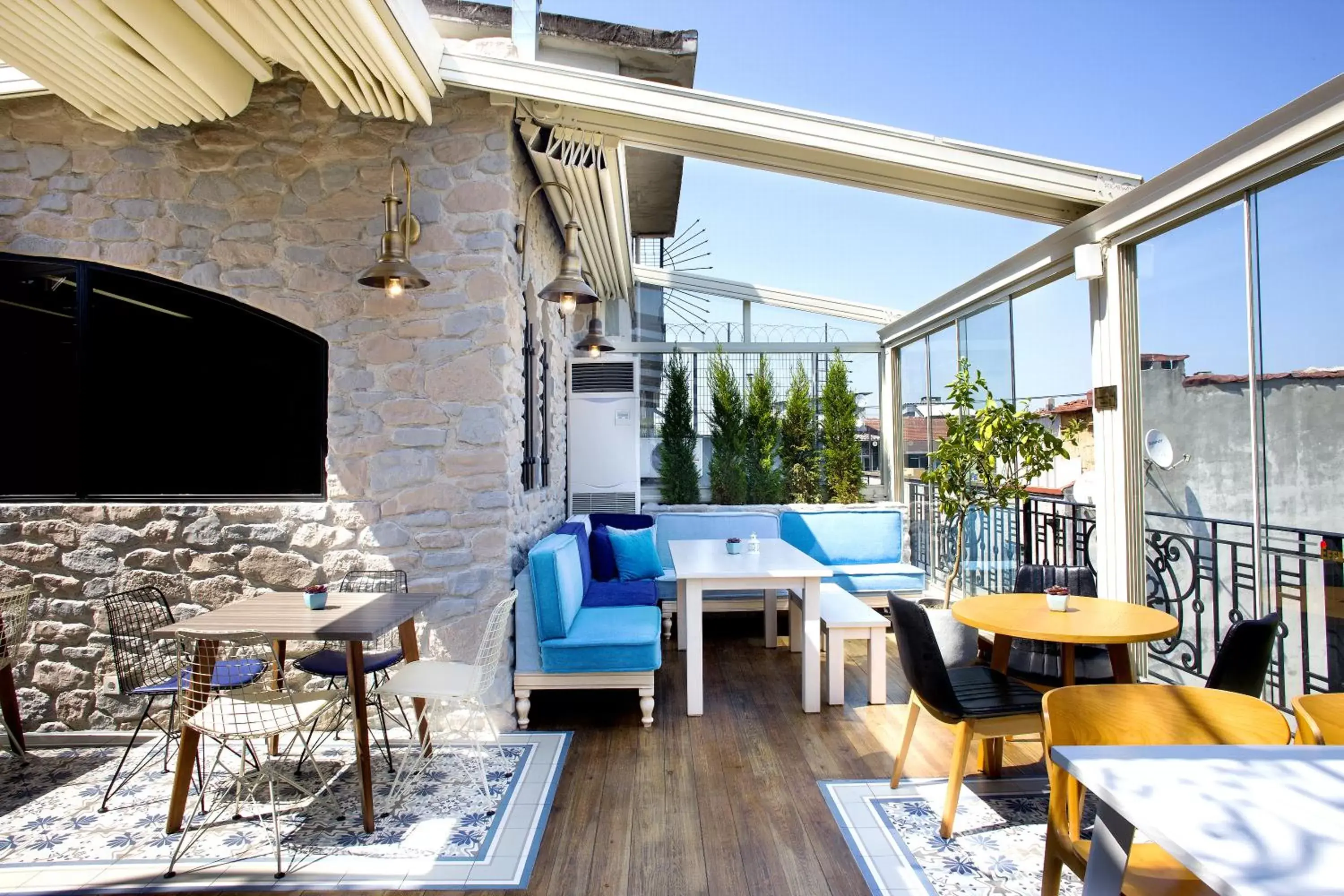Balcony/Terrace in Nowy Efendi Hotel - Special Category