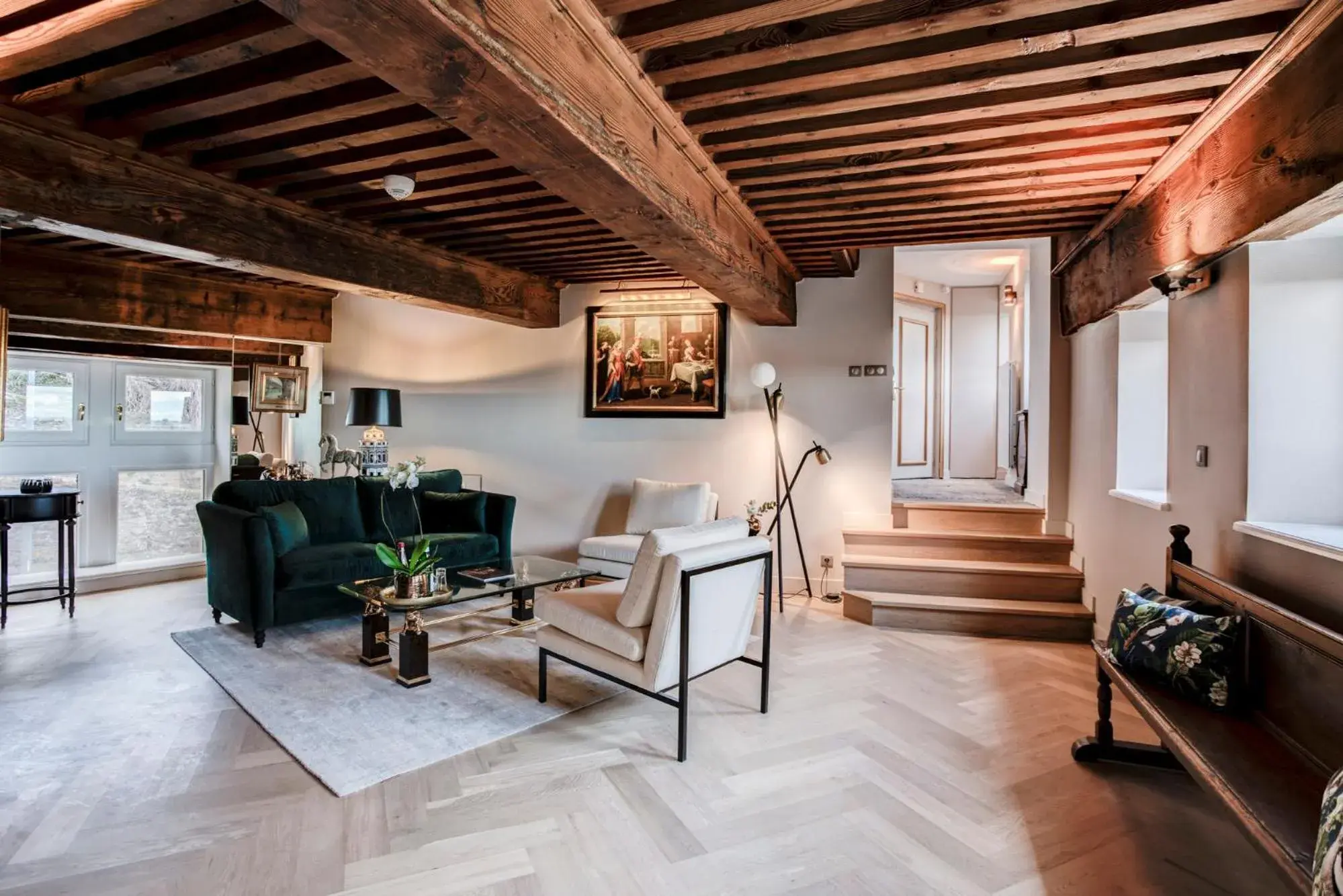 Living room, Seating Area in Villa Florentine