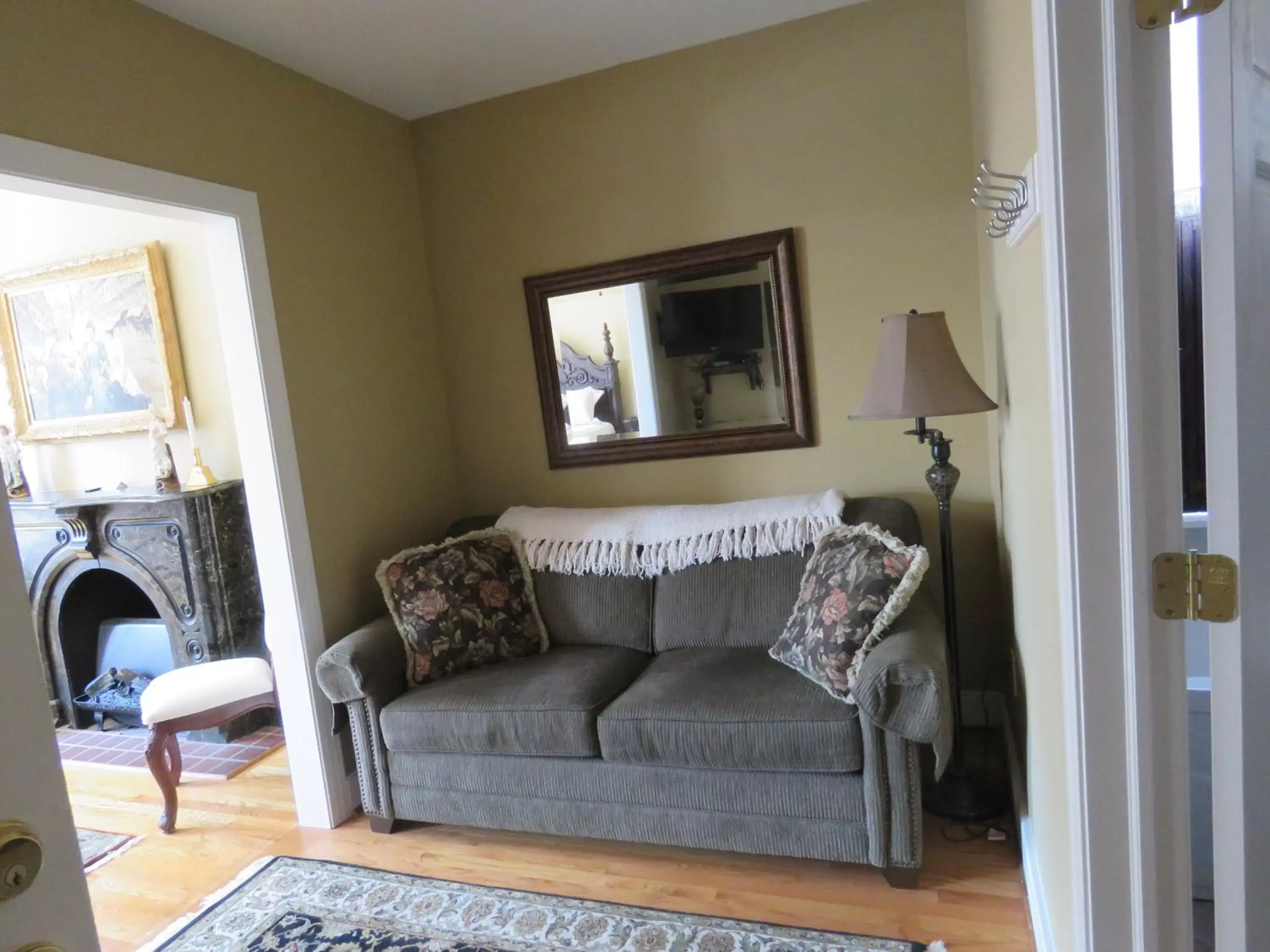 Seating Area in The Swope Manor Bed & Breakfast