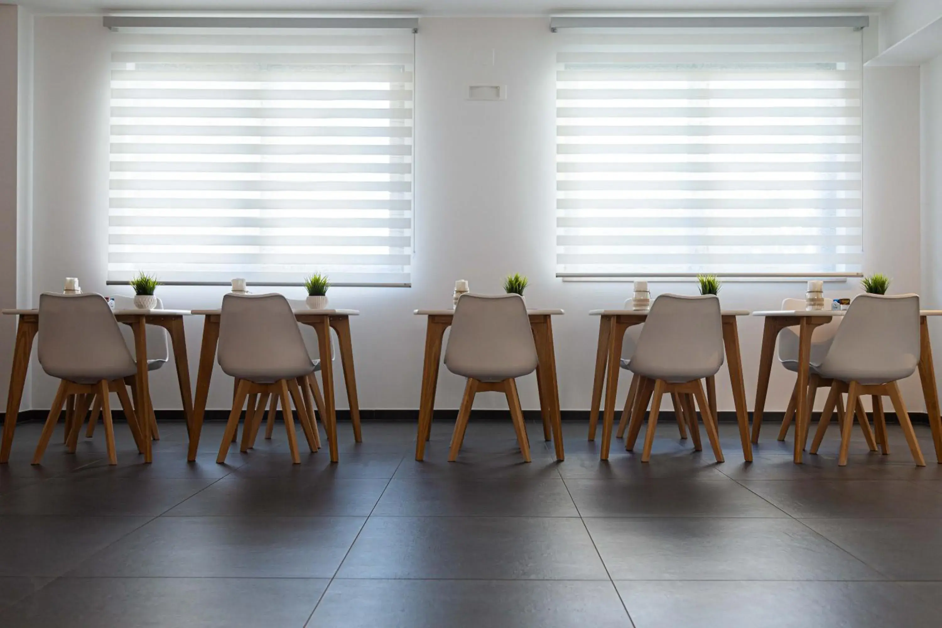 Dining area in Moma Hotel