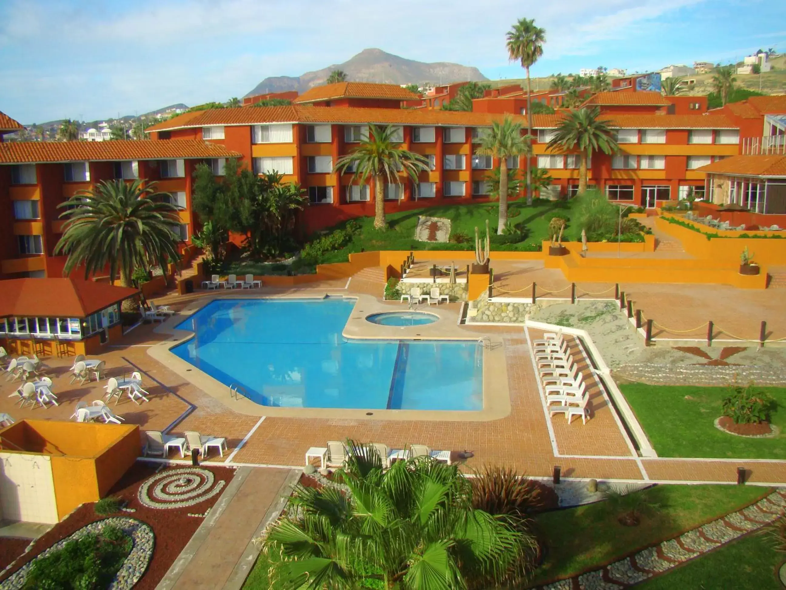 Bird's eye view, Pool View in Puerto Nuevo Baja Hotel & Villas