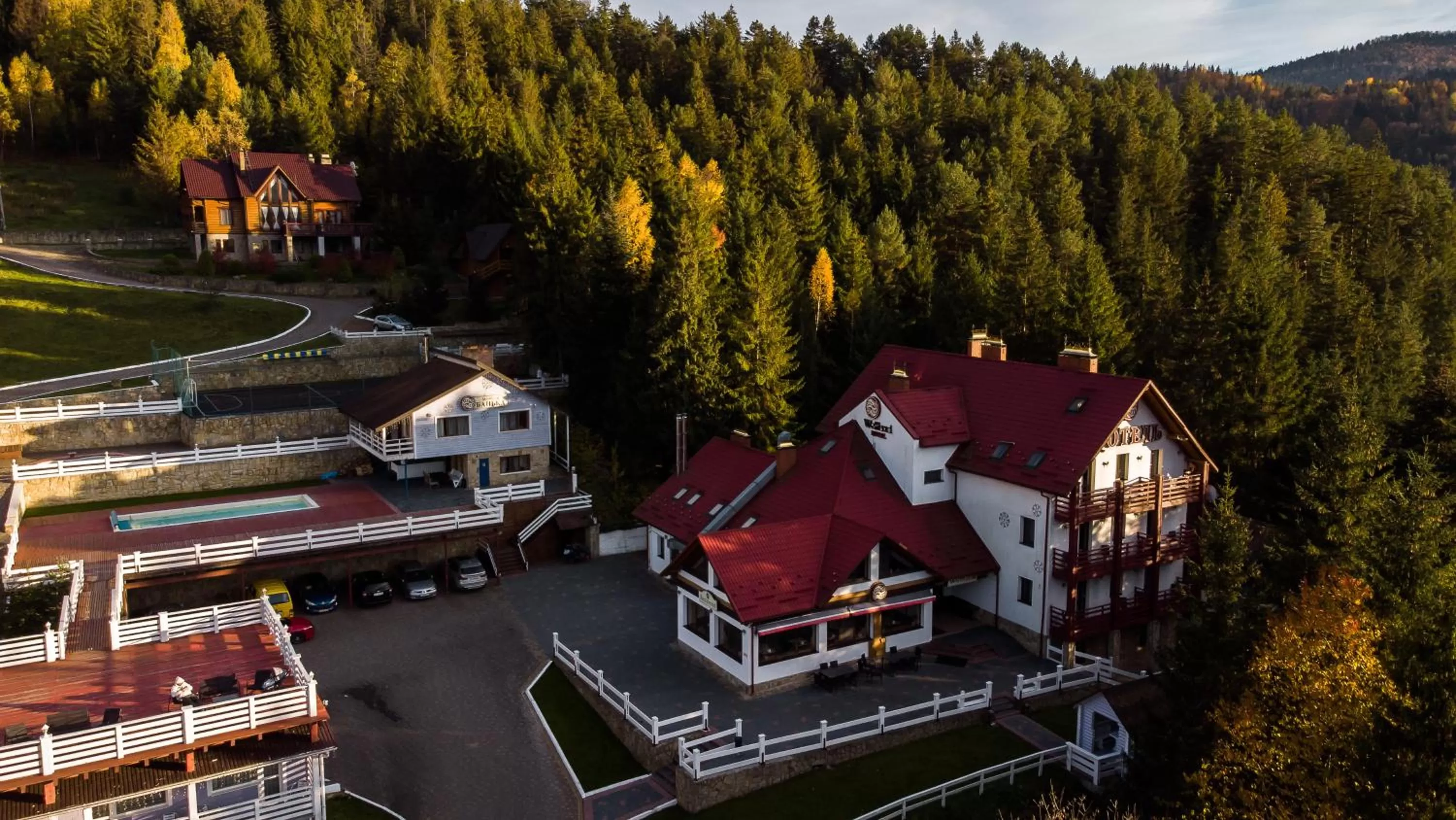 Property building, Bird's-eye View in Wellland Hotel