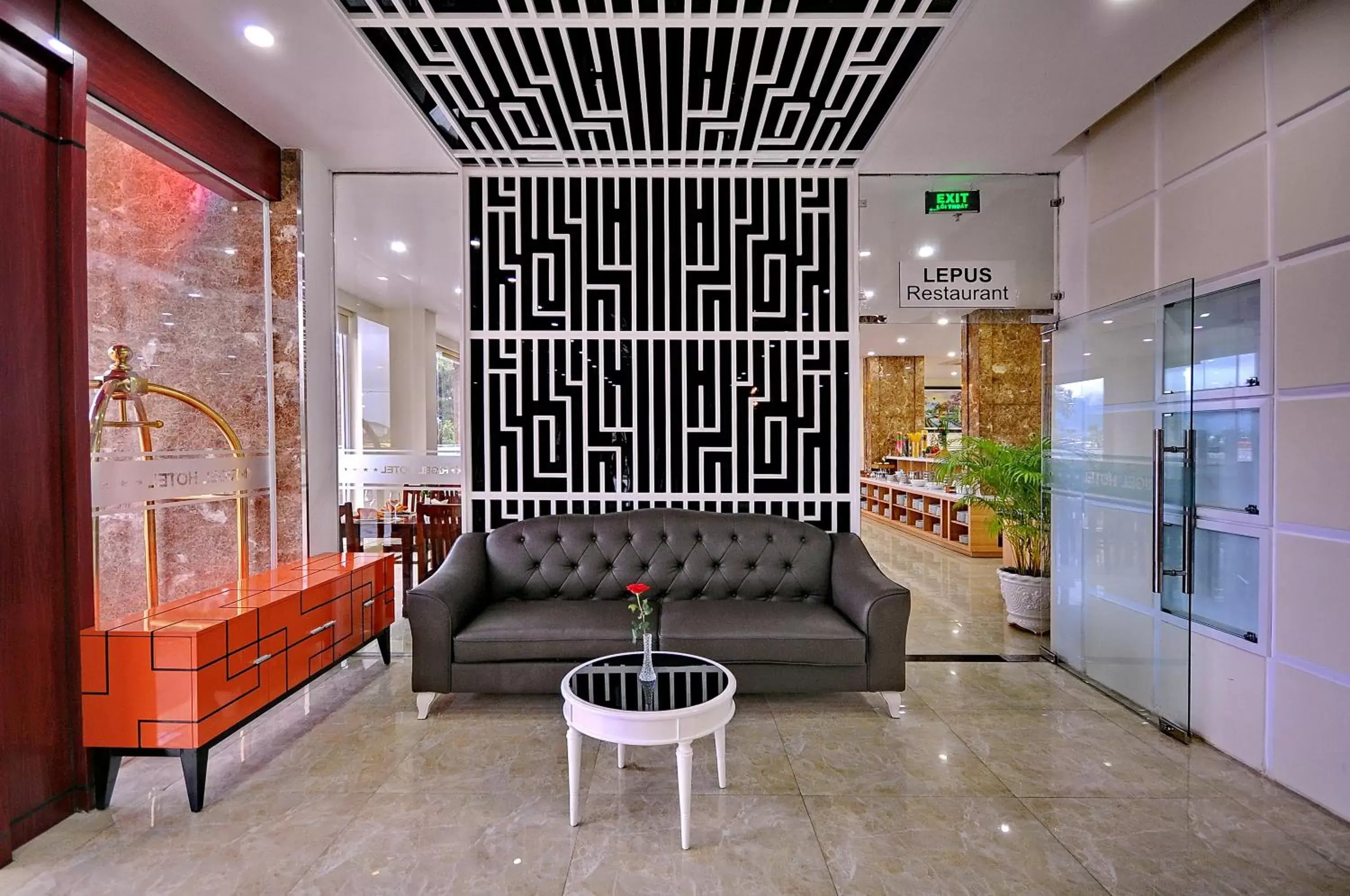 Property building, Lobby/Reception in Rigel Hotel