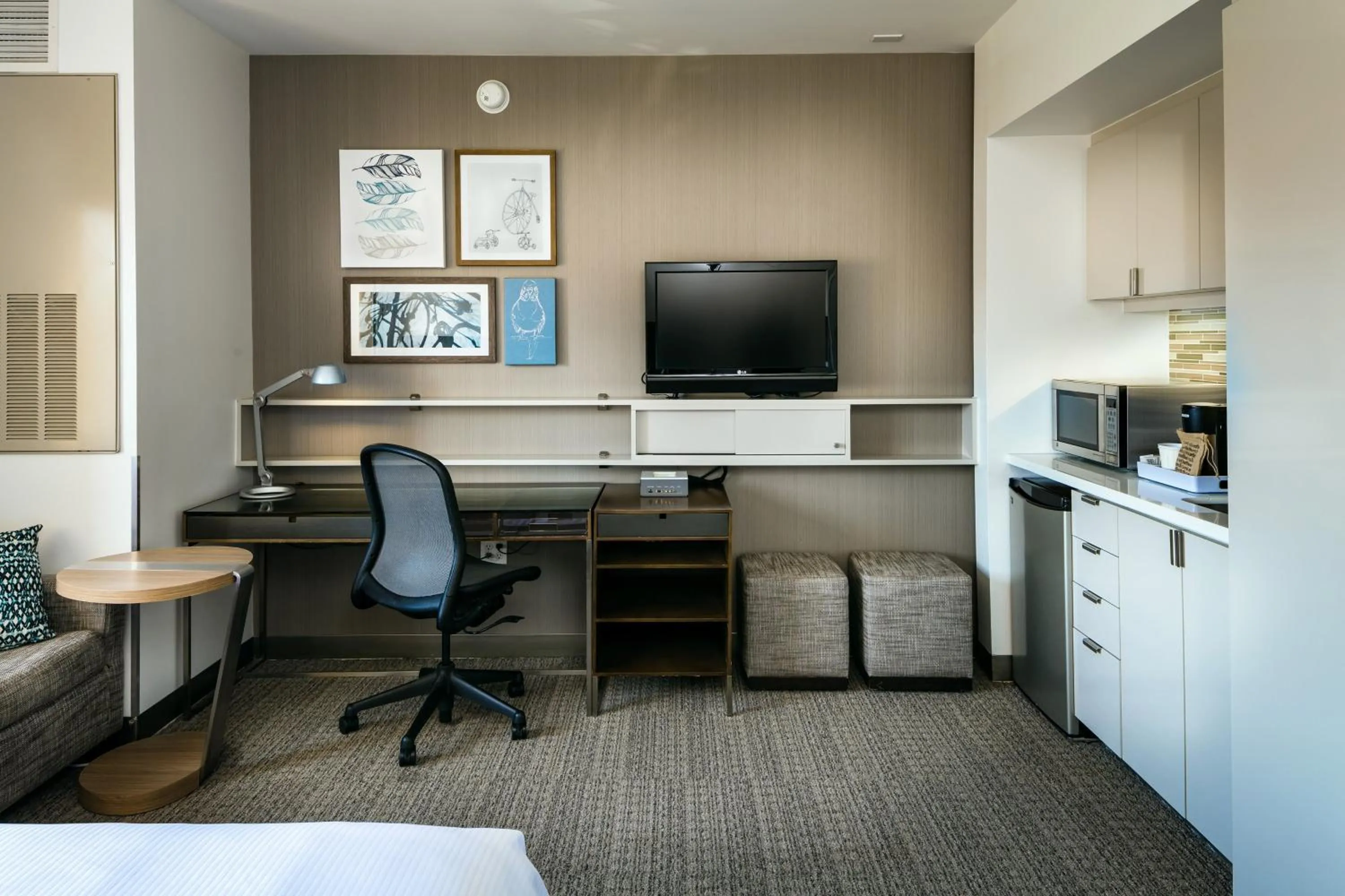 Living room in Element Las Vegas Summerlin