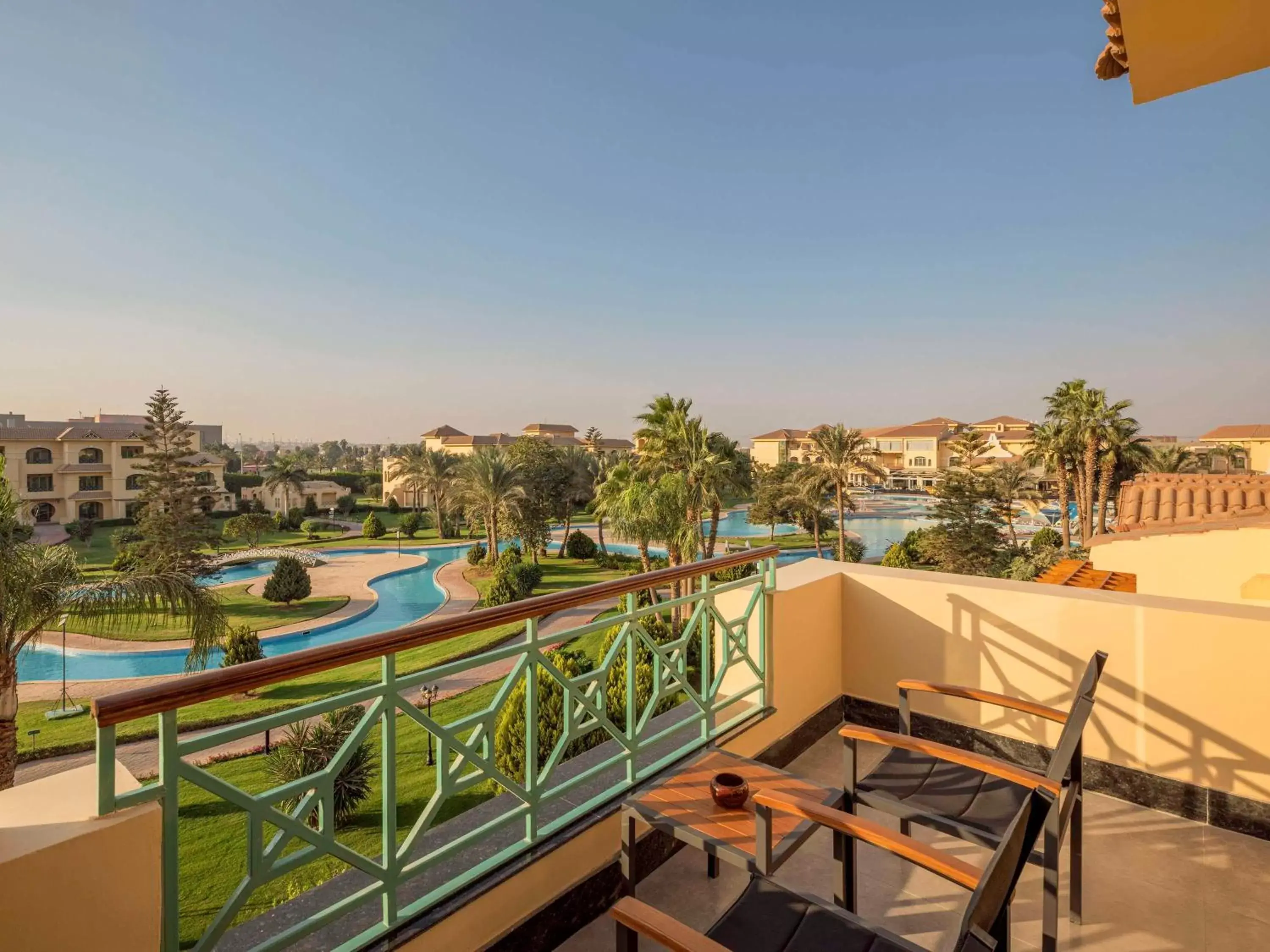 Bedroom, Pool View in Mövenpick Hotel Cairo - Media City