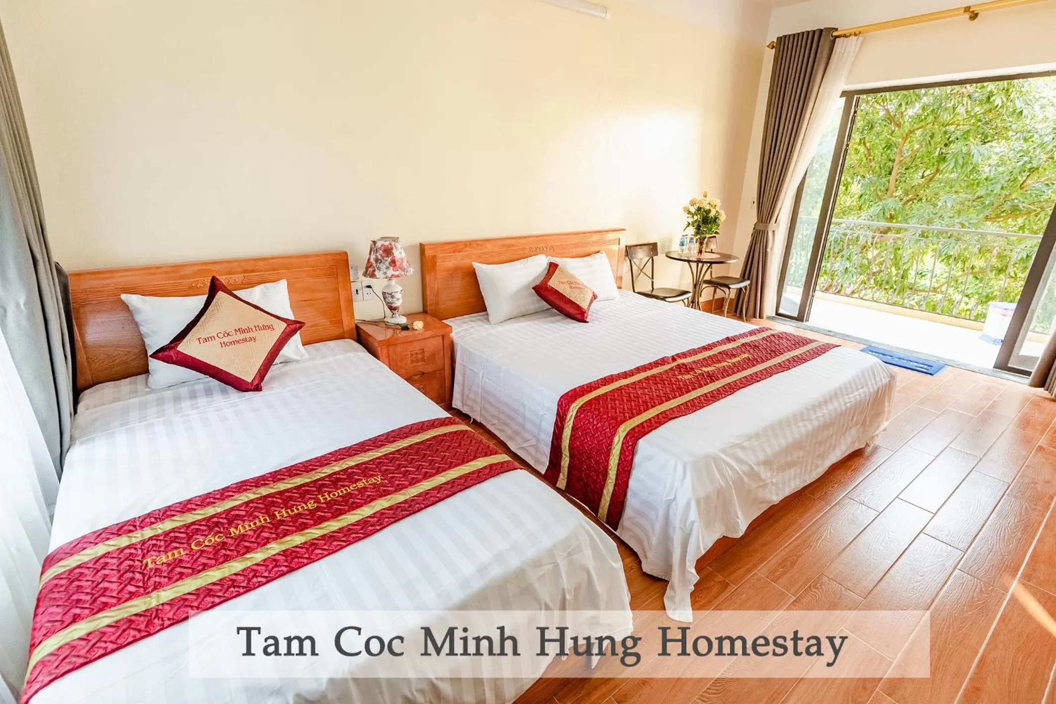 Bed in Tam Coc Minh Hung Homestay