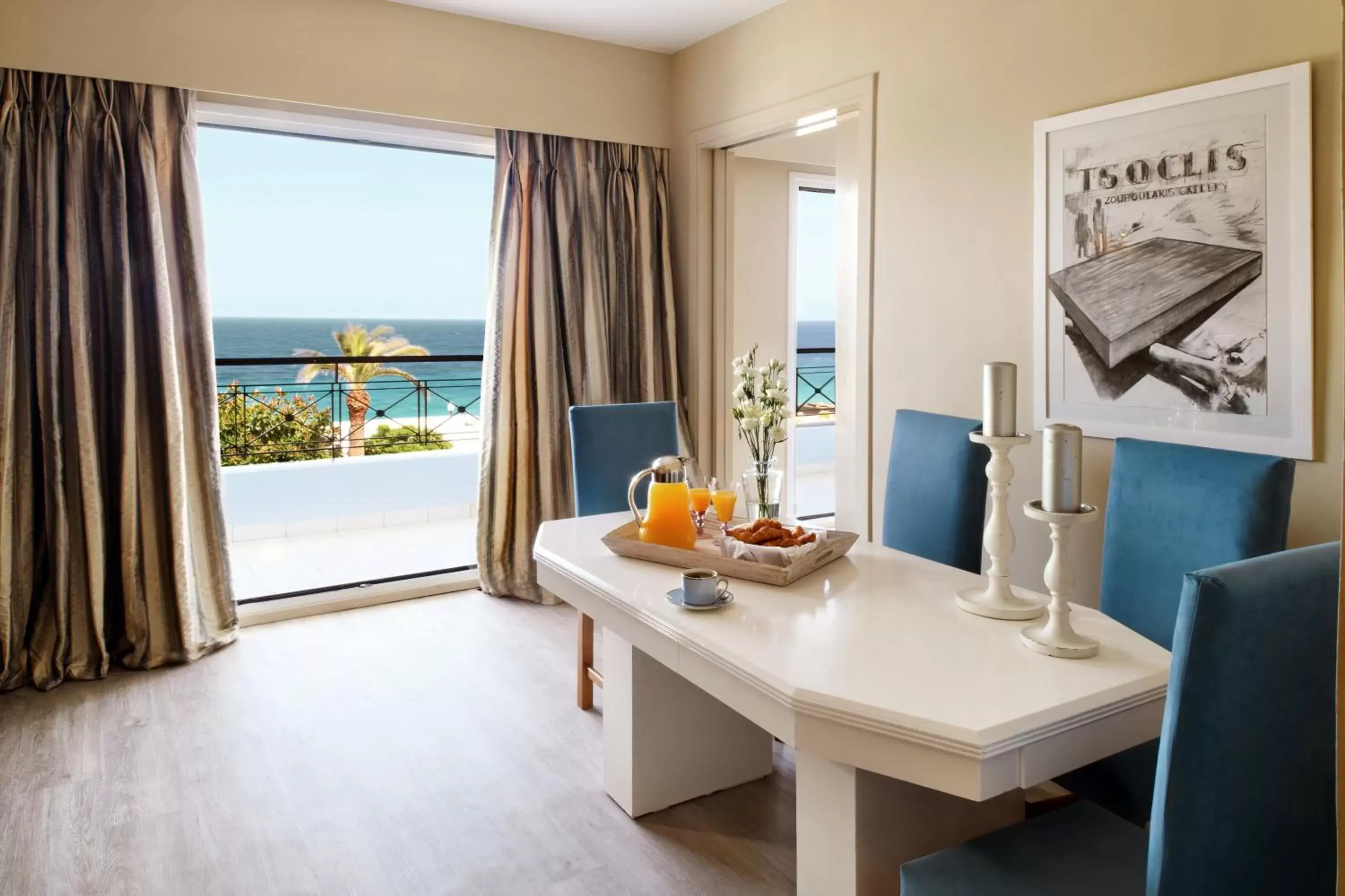 Bedroom in Mitsis Grand Hotel Beach Hotel