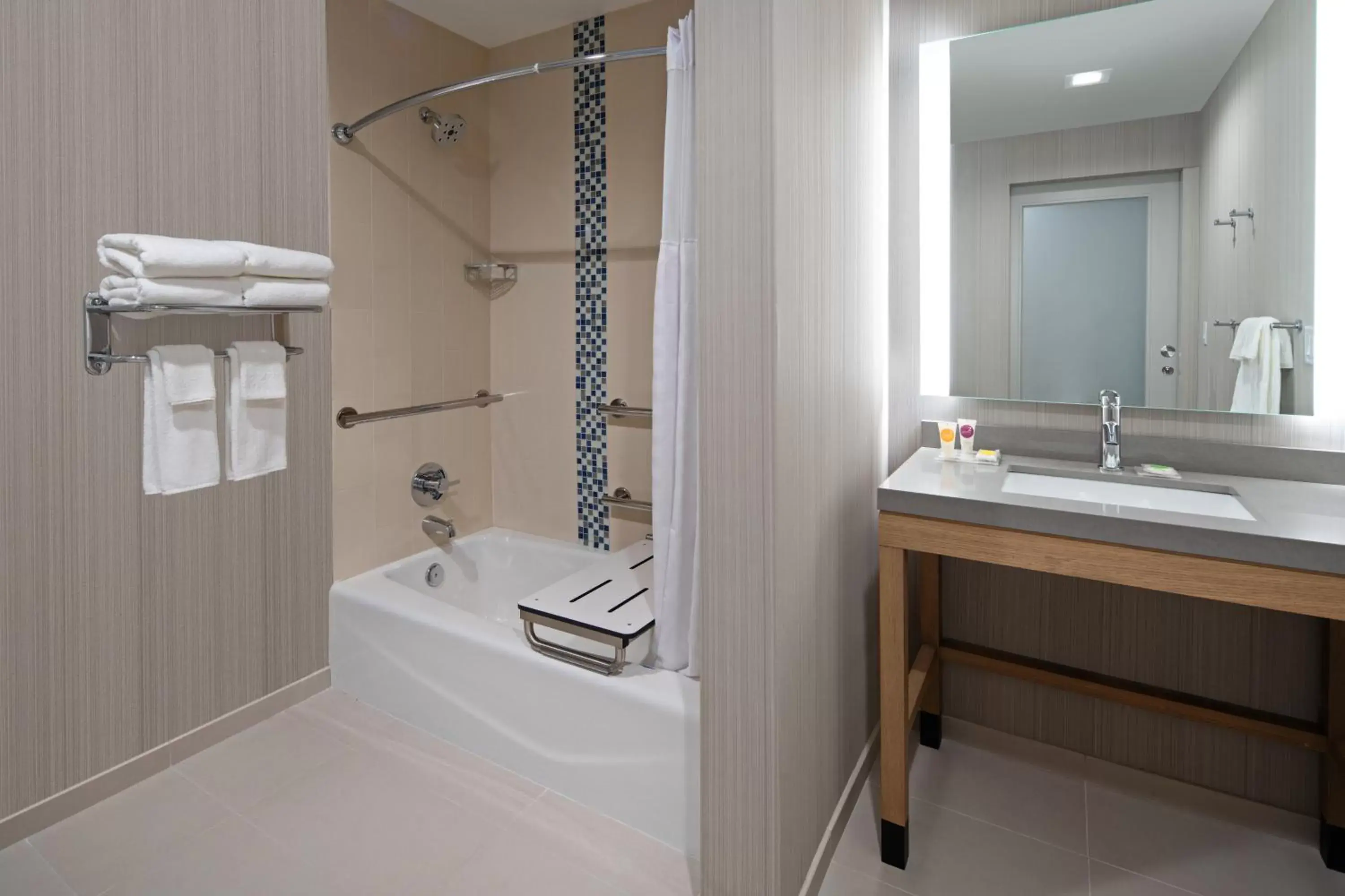 Queen Room with Two Queen Beds, Sofa Bed and Roll-in Shower - Disability Access in Hyatt Place Bakersfield Queen Room with Two Queen Beds, Sofa Bed and Roll-in Shower - Disability Access in Hyatt Place Bakersfield