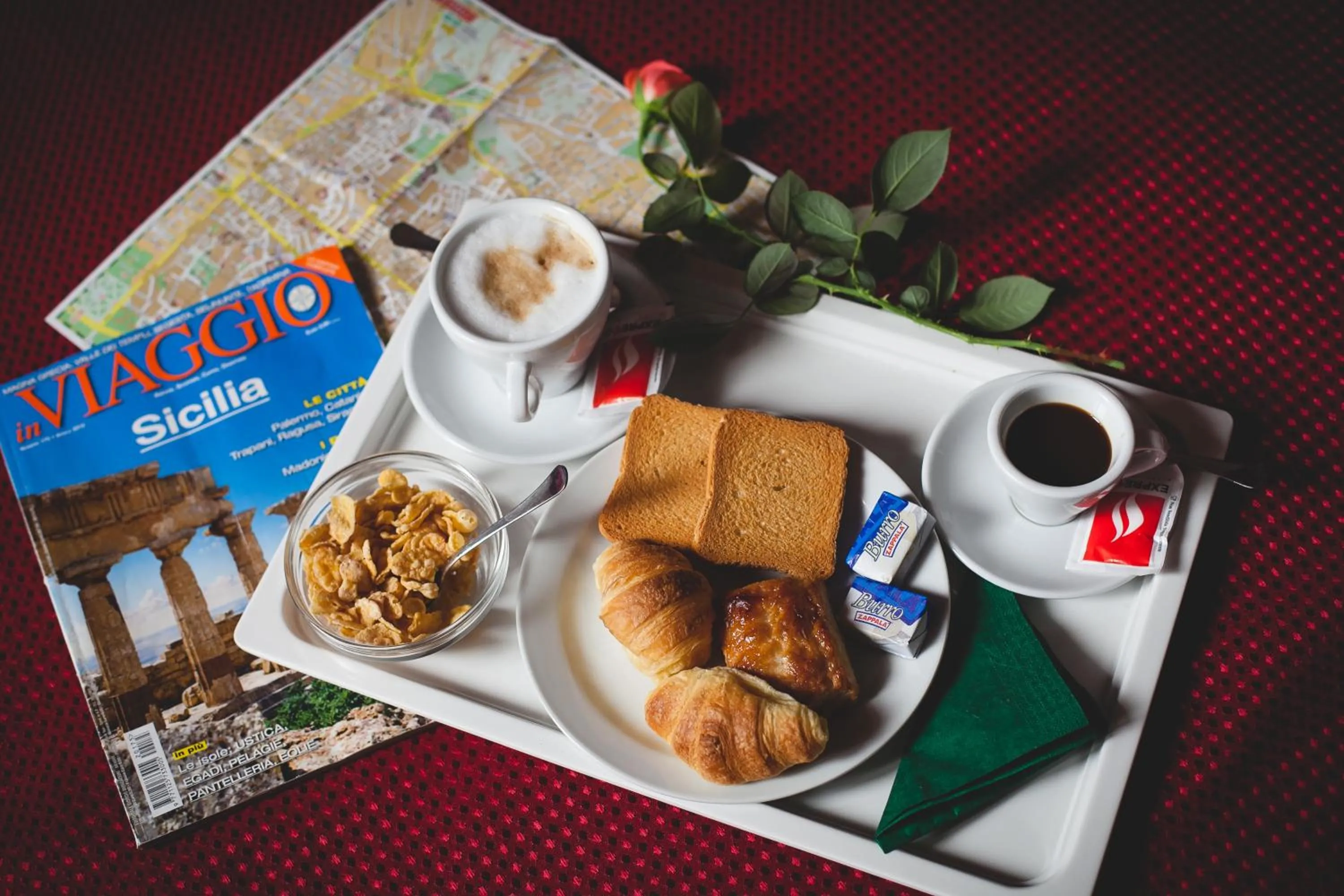 Food close-up in Il Quadrifoglio Room& Suite