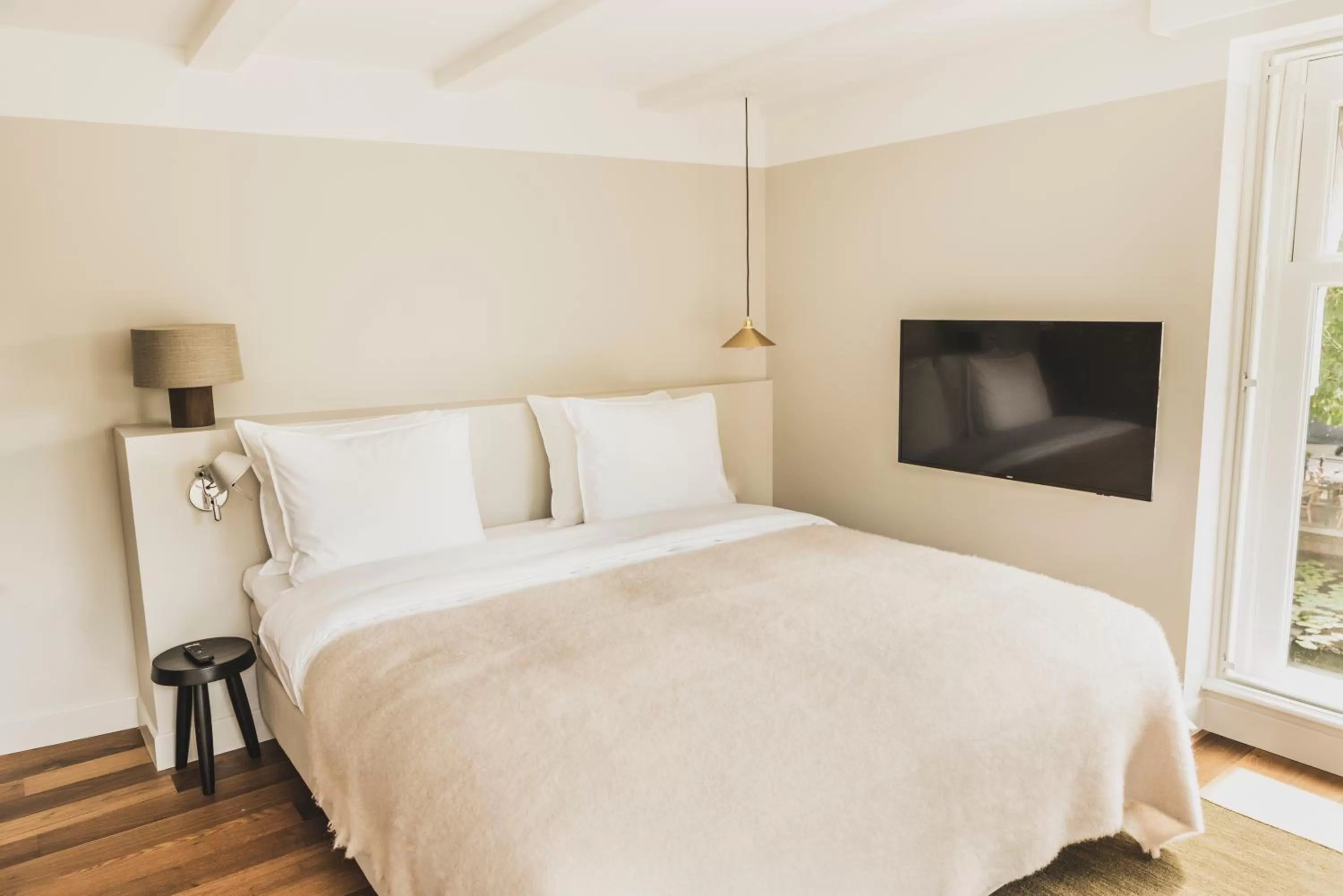 Bedroom, Bed in Boutique Hotel Weesp
