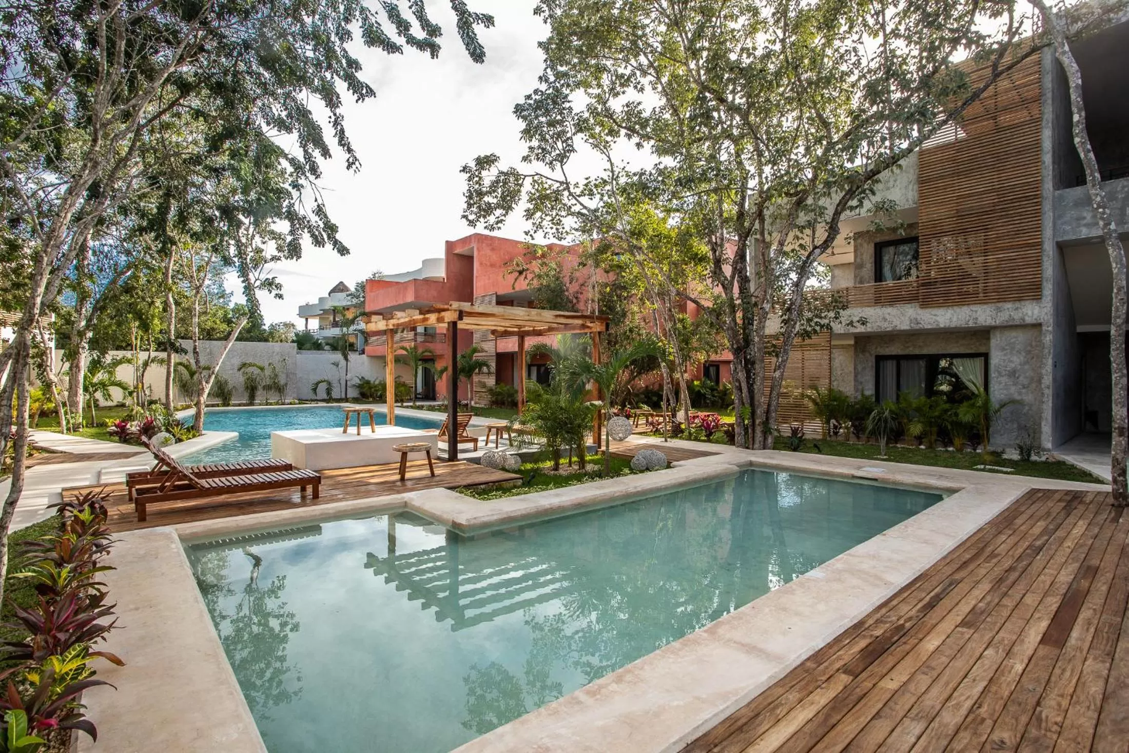 Swimming pool in Panacea Condo Tulum